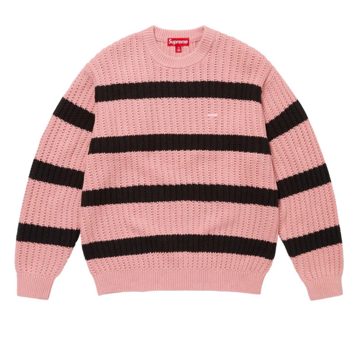 Supreme Supreme Loose Guage Stripe Small Box Logo Sweater size XL 