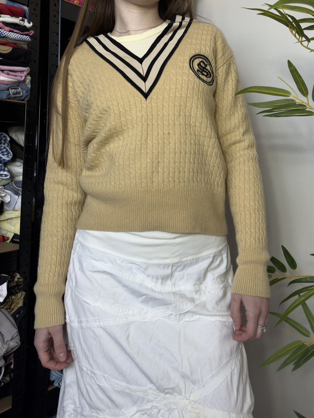 Sandro SANDRO KNITTED V SCKOOL SWEATER Size S / US 4 / IT 40 - 3 Thumbnail