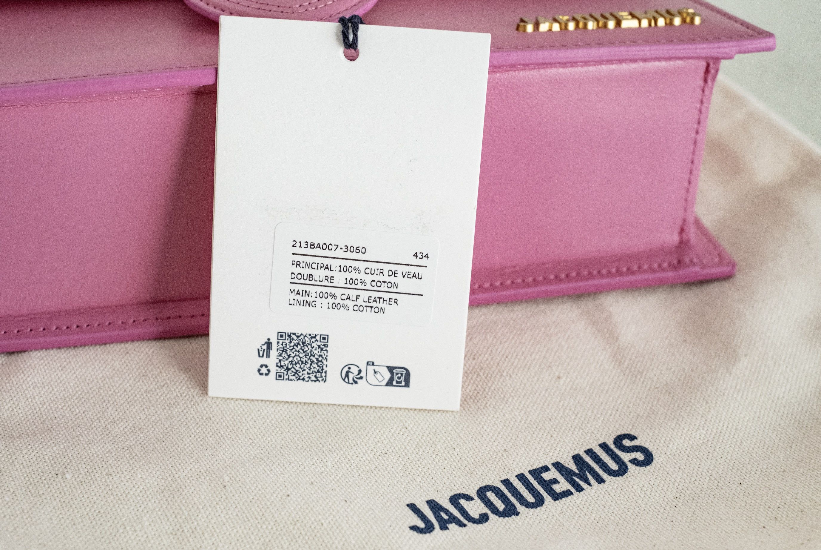 Jacquemus Jacquemus Le Grand Bambino Pink New Size ONE SIZE - 23 Thumbnail