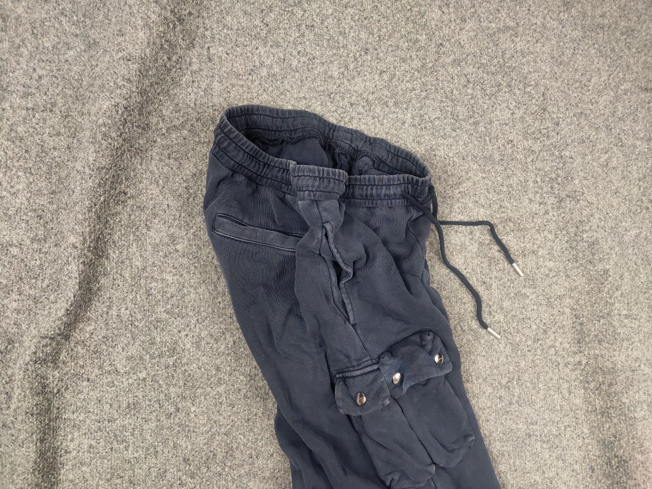 Diesel Diesel P Tarpock Blue Garment Dyed Sweat Cargo Jogger Pants Size US 32 / EU 48 - 5 Thumbnail