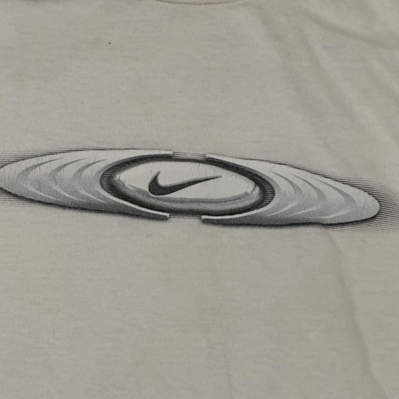 Nike Nike Silver Center Swoosh Logo Y2K Tee Men’s XL Size US XL / EU 56 / 4 - 3 Thumbnail