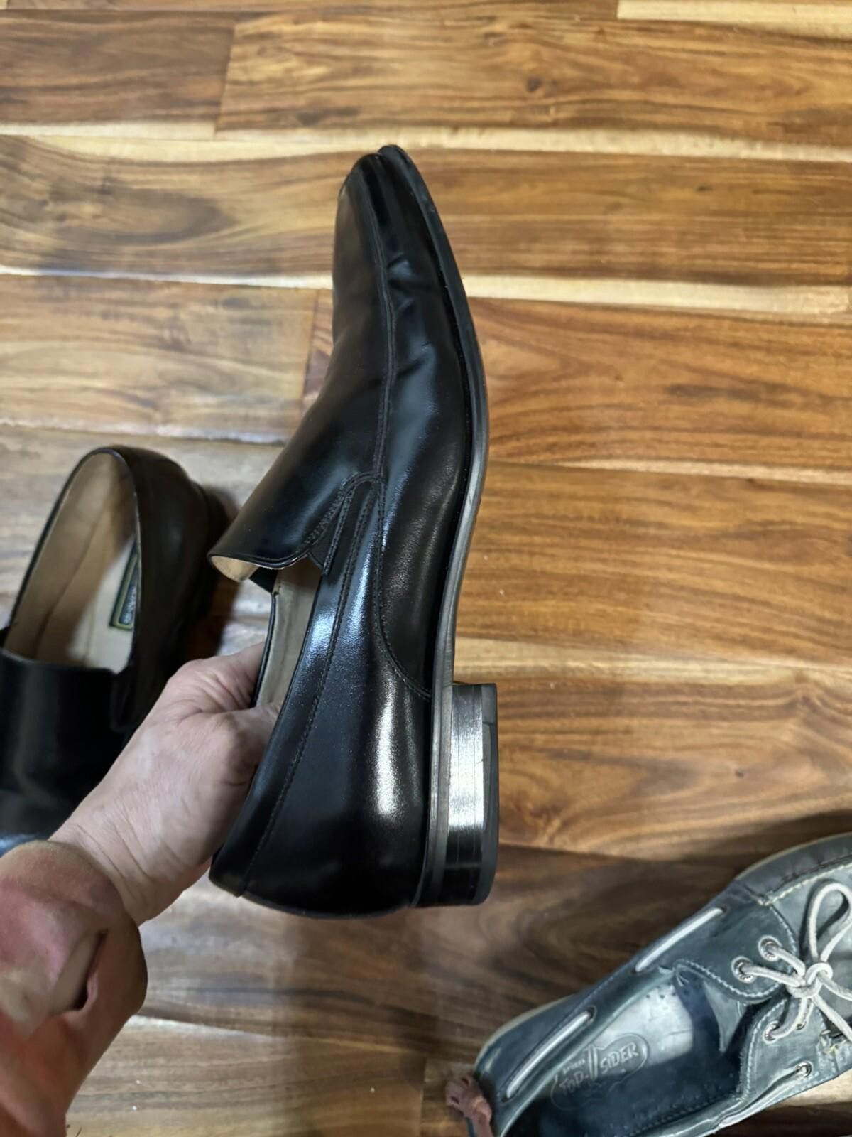 Stacy Adams Stacy Adams Black Dress Shoe Genuine Leather Men’s Size 12 Size US 12 / EU 45 - 6 Thumbnail