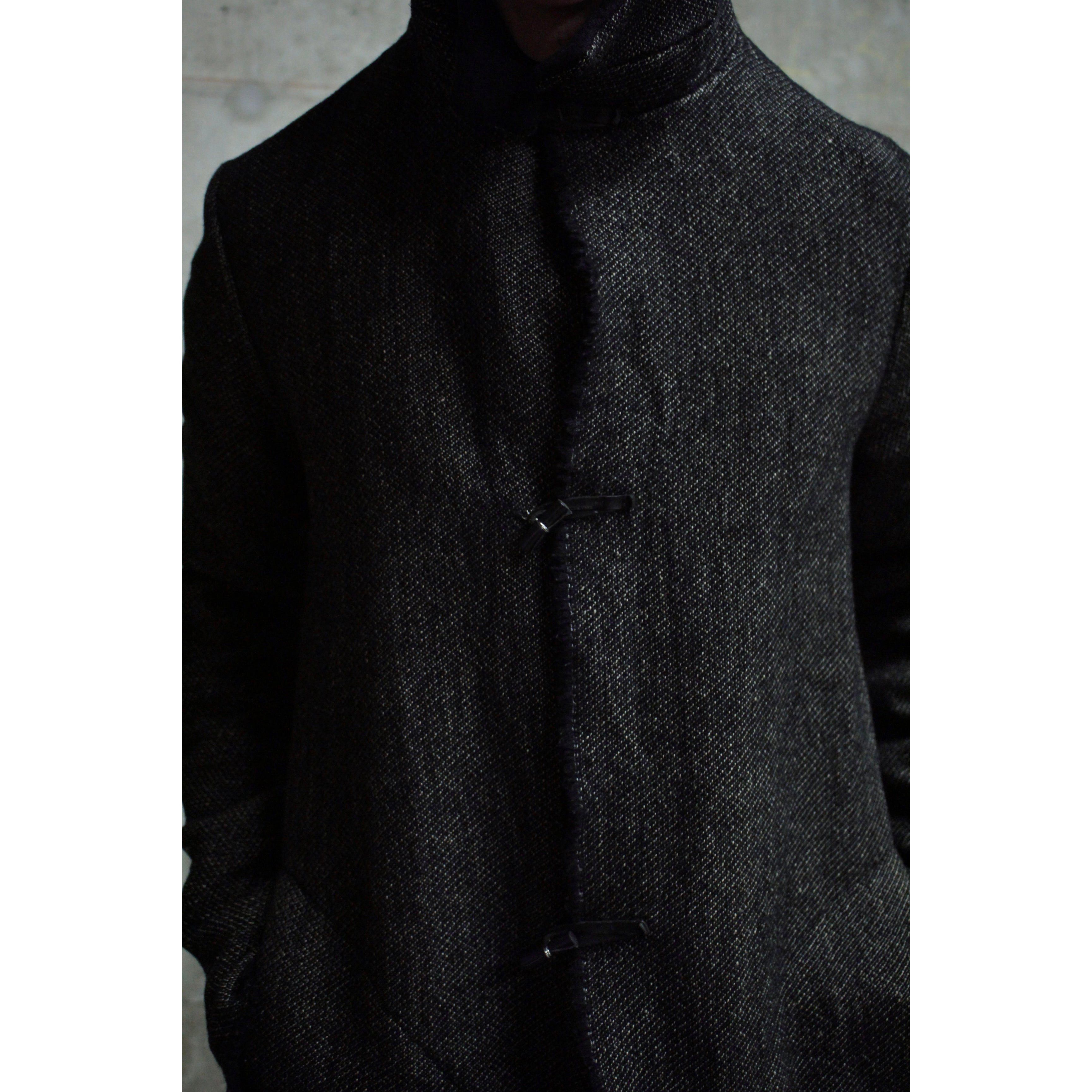 Ma+ ma+ by Maurizio Amadei Aviator Hooded Wool Tweed Duffle Coat Size US S / EU 44-46 / 1 - 5 Thumbnail