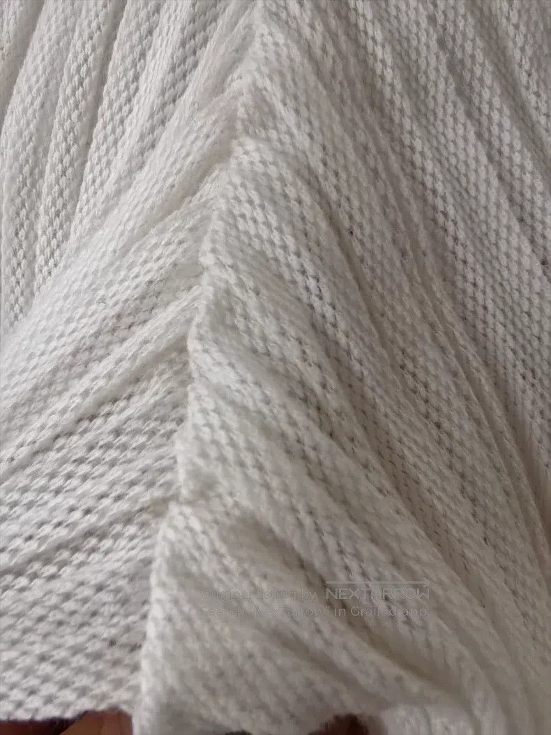 Issey Miyake Issey Miyake Mixed Cotton Pants Milk White Size 25" / US 0 / IT 36 - 2 Thumbnail