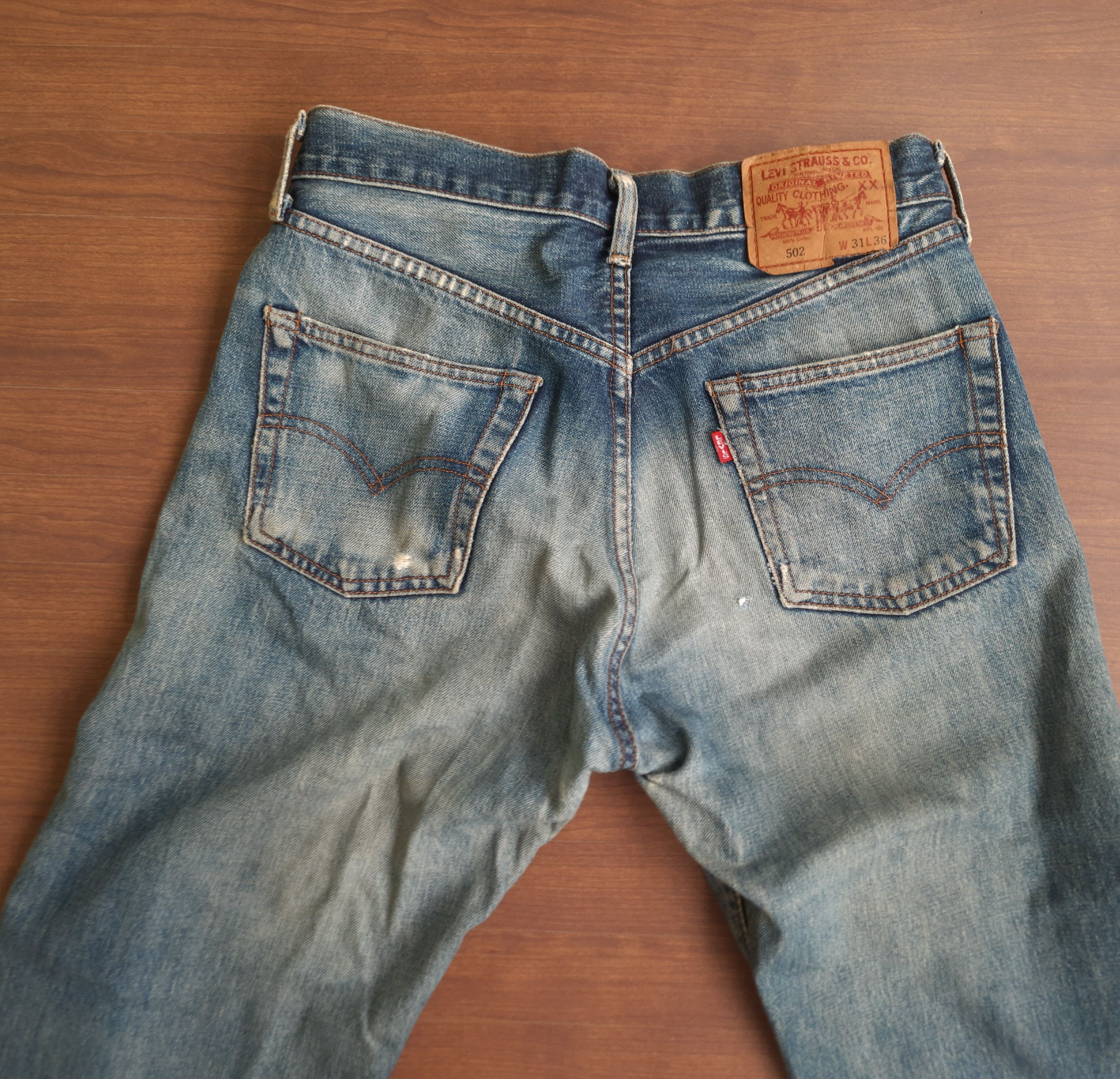 Japanese Brand Distressed Vintage Levis Big E Selvedge Denim Pants Size US 31 - 7 Thumbnail