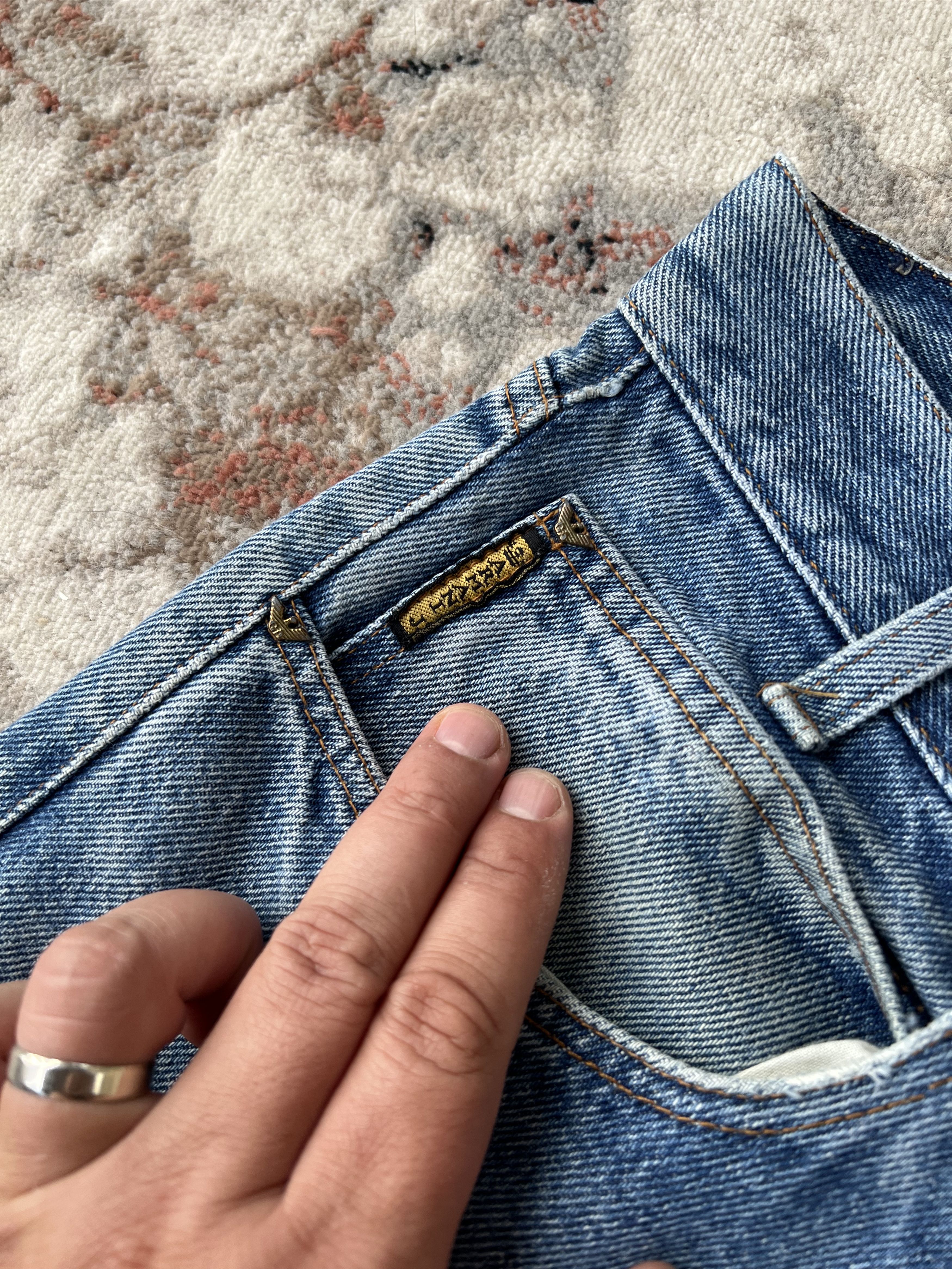 Giorgio Armani Armani Jeans Vintage Denim Pants Metal Logo Size US 34 / EU 50 - 5 Thumbnail
