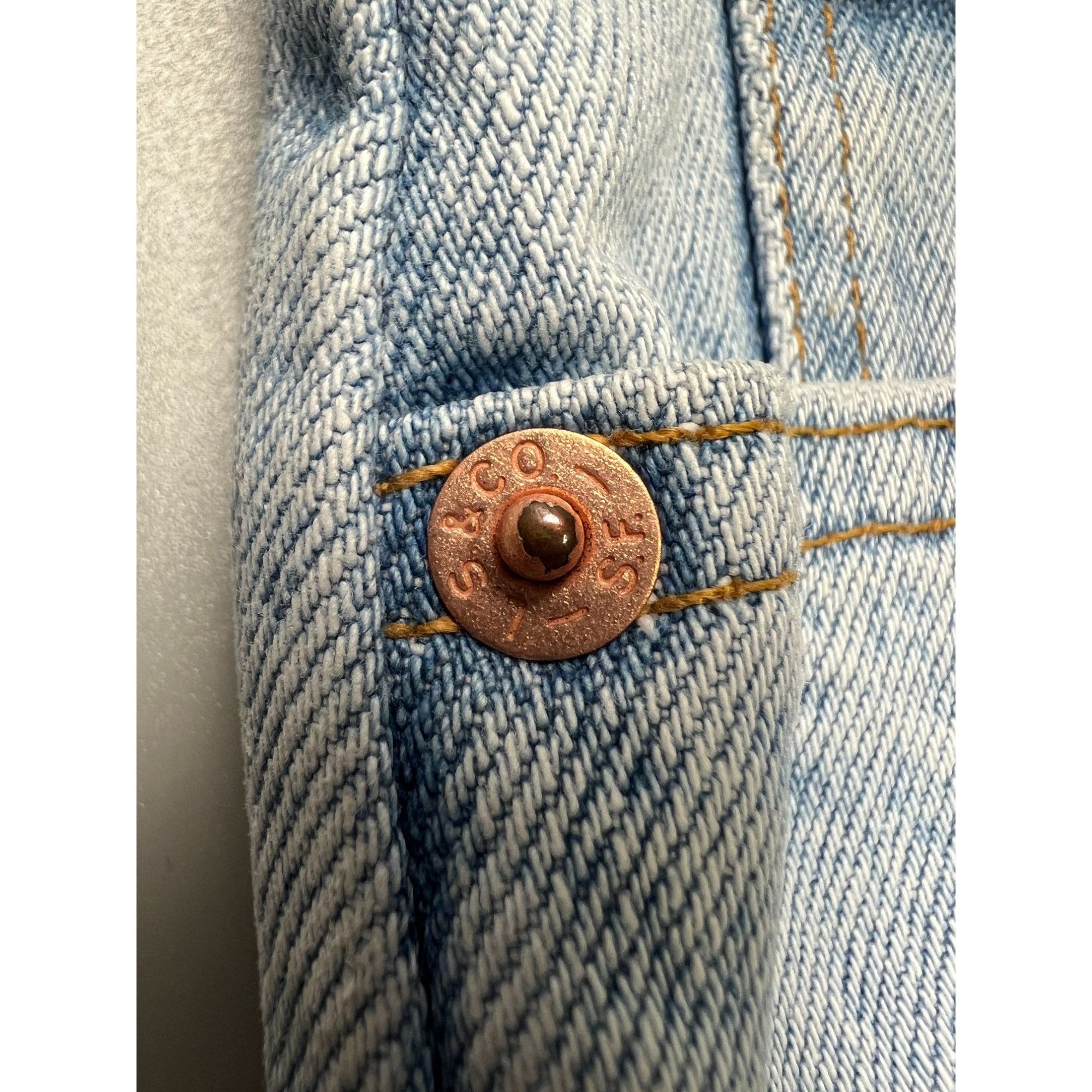 Levi's Levi’s 881 Light Wash Pocket Fade Denim Jeans Pants (Y1056) Size US 34 / EU 50 - 6 Thumbnail