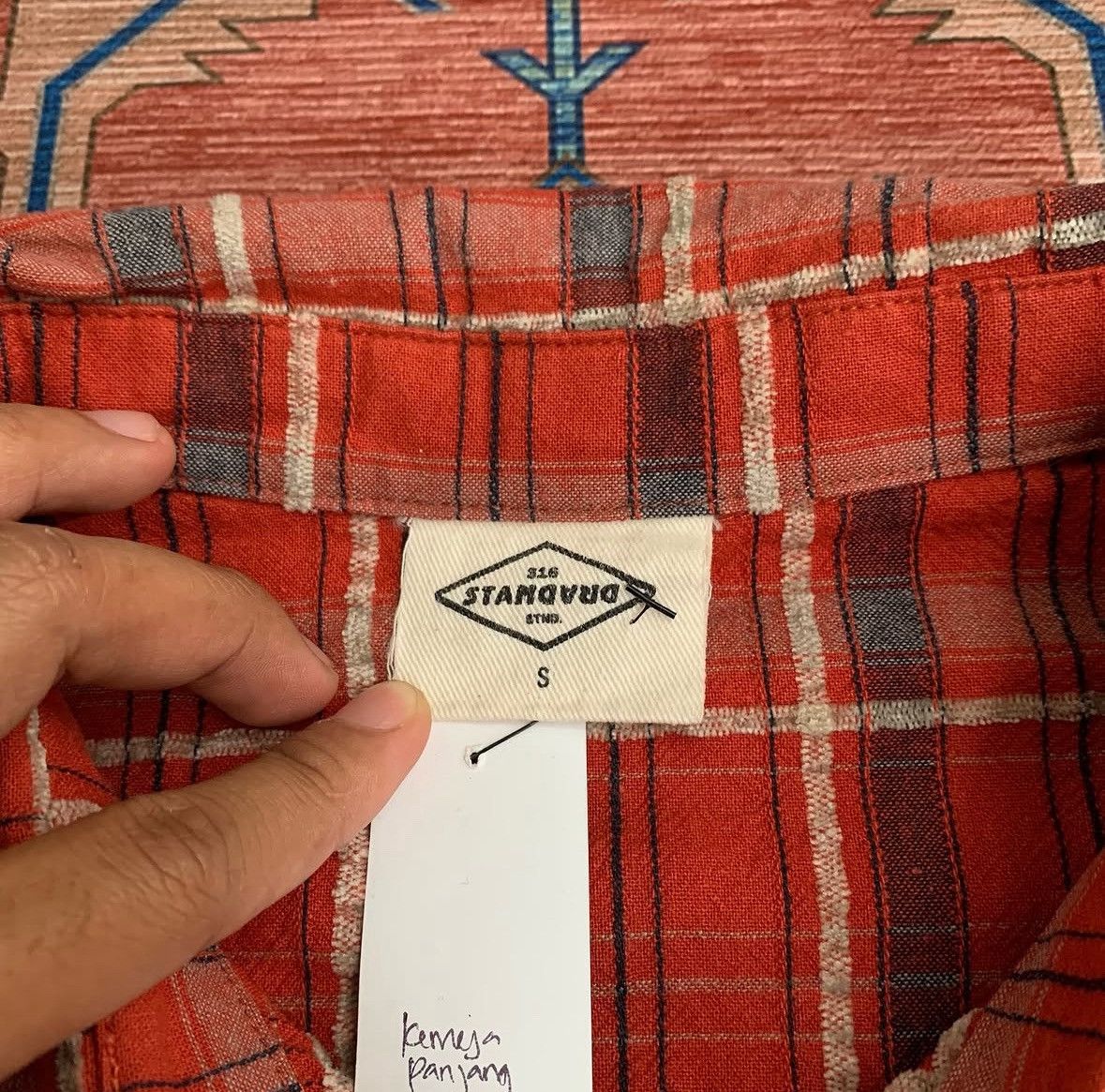 Issey Miyake FLANEL SHIRT 2TONE STANDARD Size US S / EU 44-46 / 1 - 3 Thumbnail