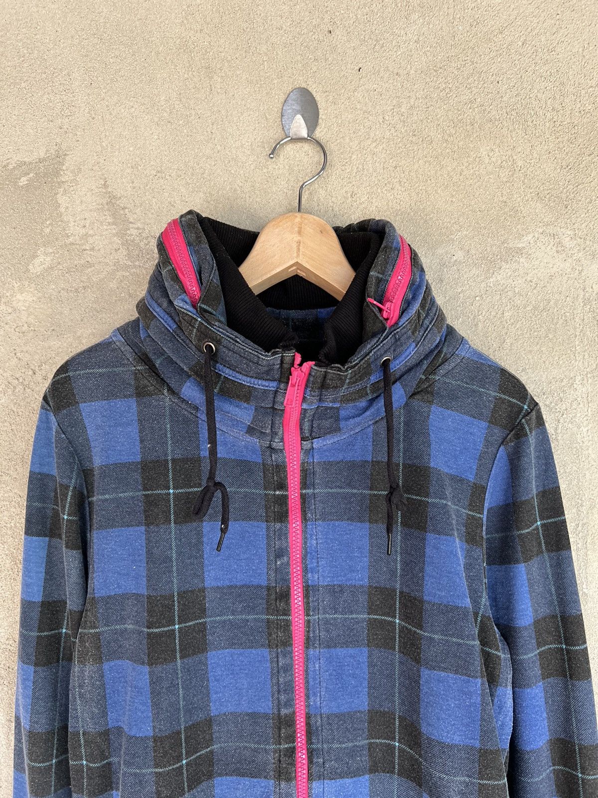 Japanese Brand × Takeo Kikuchi Japanese Brand Tkmixpice Plaid Tartan Jacket Size US S / EU 44-46 / 1 - 3 Thumbnail