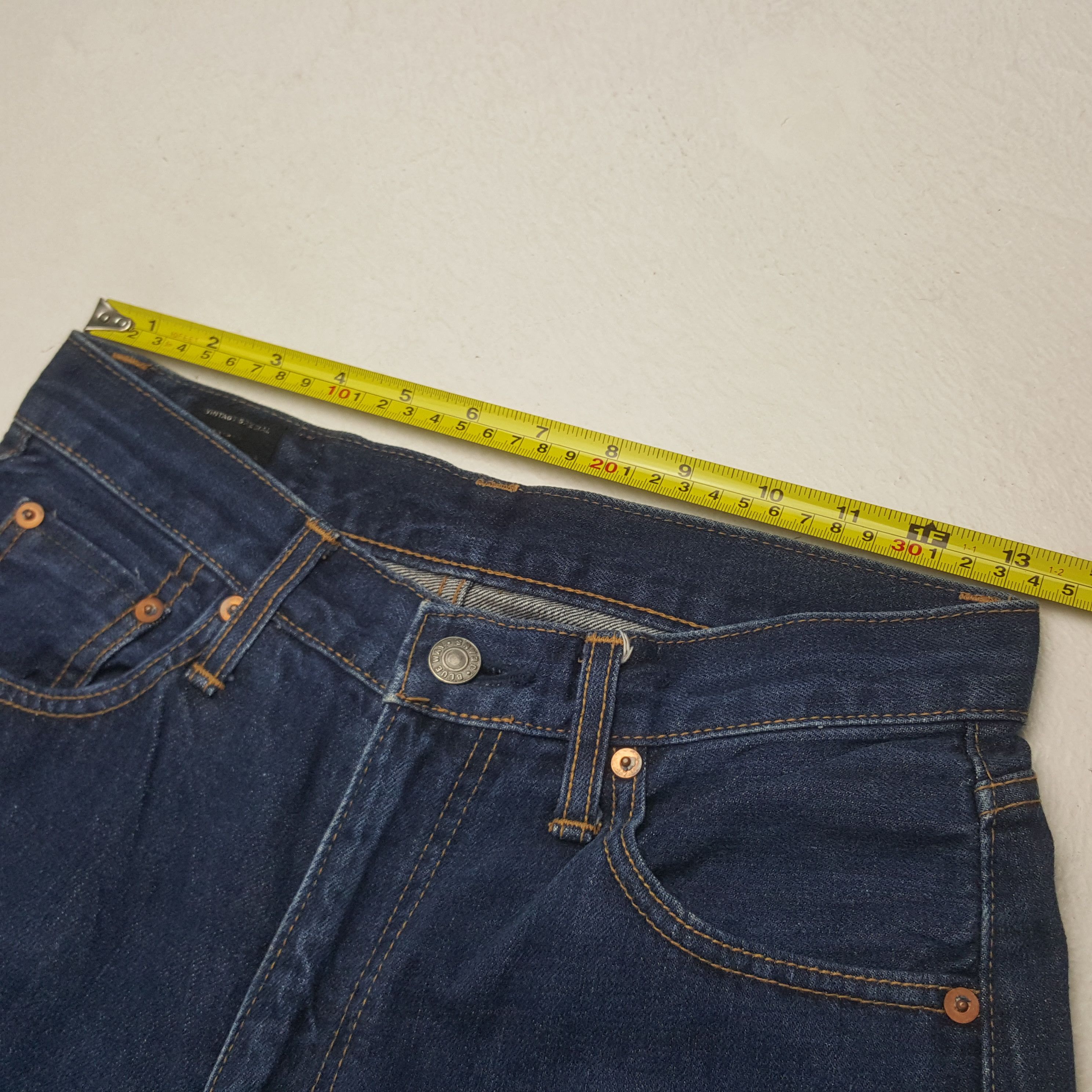 Japanese Brand Vintage Blueway Japanese Denim Jeans Size US 27 - 7 Thumbnail