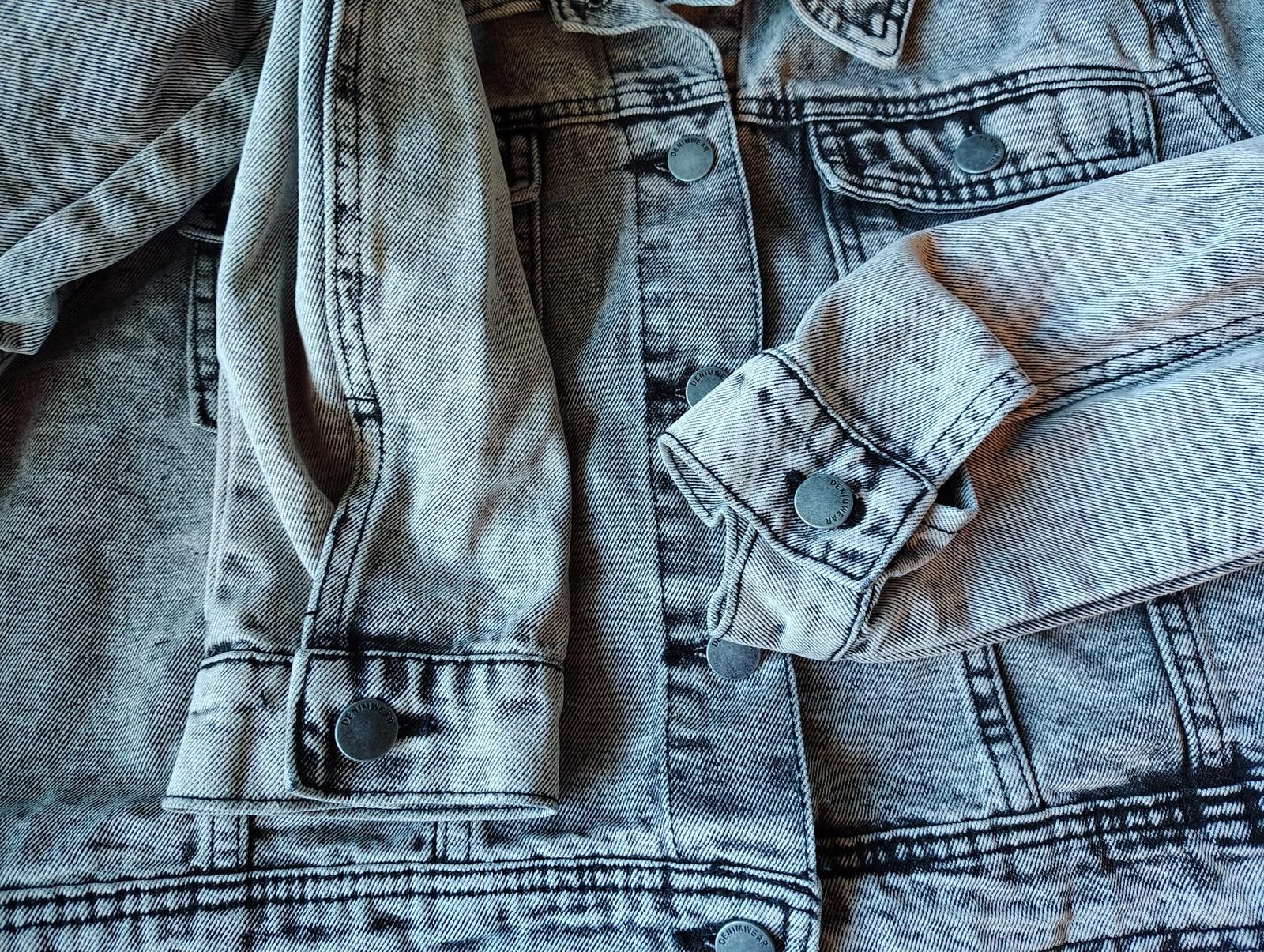 Designer Ashley Vintage Charm Grey Gray Denim Jacket - XL Size ONE SIZE - 3 Thumbnail