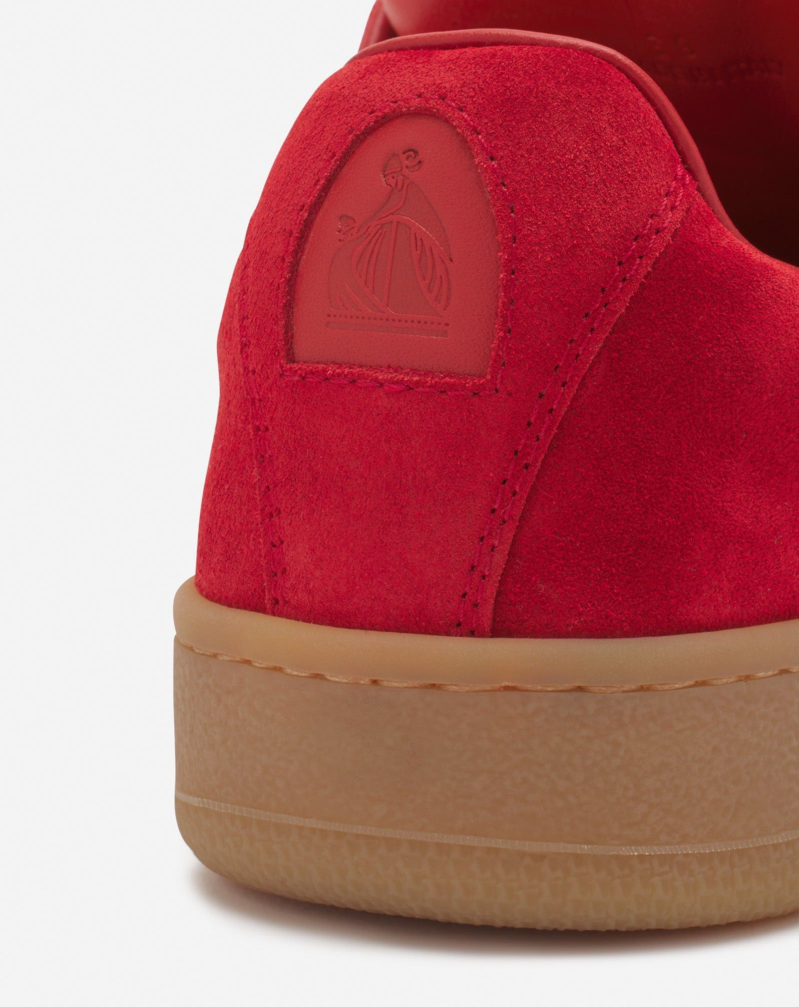 Lanvin o1mle0825 Leather Curb Sneakers in Red Size US 11 / EU 44 - 5 Thumbnail
