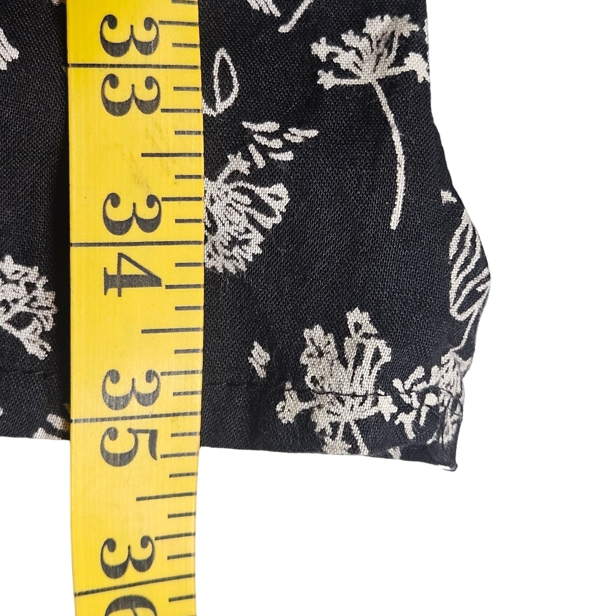Other Angie Women Floral Shirt Dress Black M Cottagecore Quiet Lux Size M / US 6-8 / IT 42-44 - 10 Thumbnail