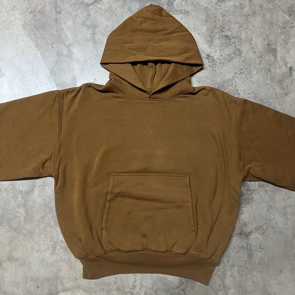 Gap × Kanye West × Yeezy Kanye West YEEZY x GAP Double-Layer Brown Hoodie Sweater Size US M / EU 48-50 / 2 - 4 Thumbnail