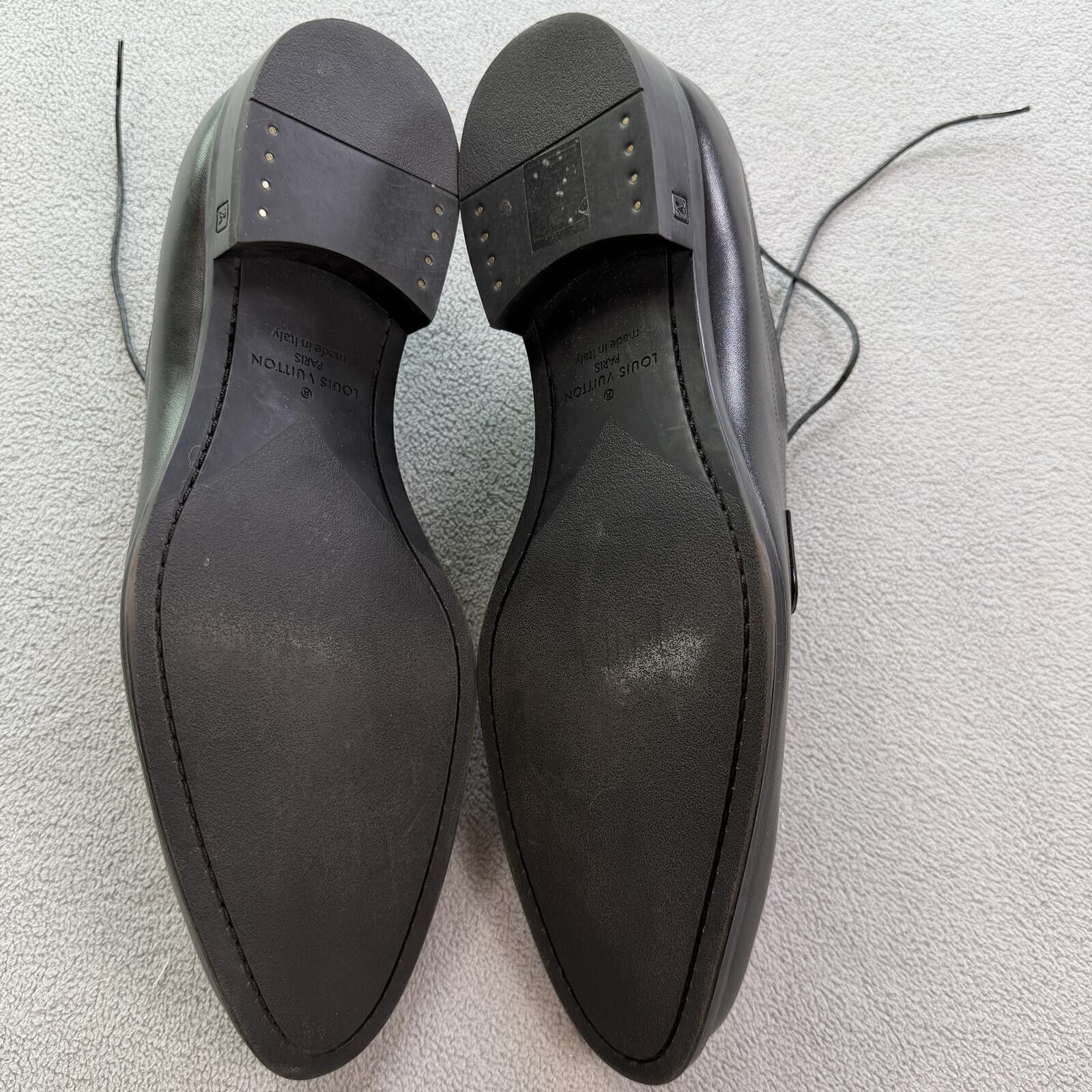 Louis Vuitton Louis Vuitton Damier Graphite Leather Derby Dress Shoes 6.5 Size US 6.5 / EU 39-40 - 9 Thumbnail