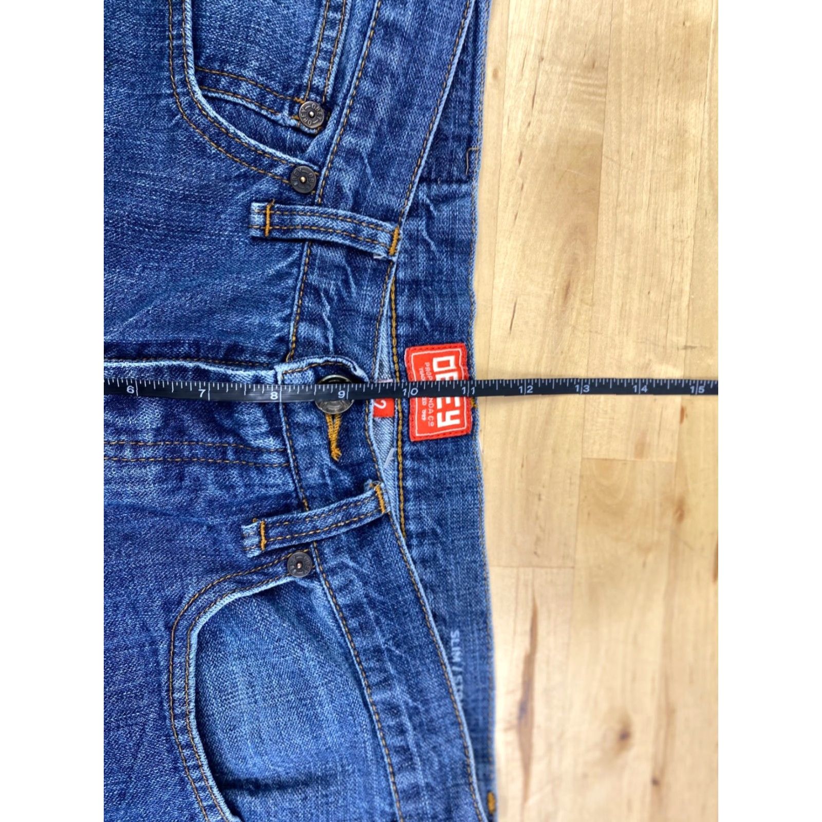 Obey OBEY Denim Jeans Mens 32x27 Blue Slim Straight Casual Skate Denim Jeans Obey Mens 32 Blue Slim Straight Pants Size US 32 / EU 48 - 7 Thumbnail