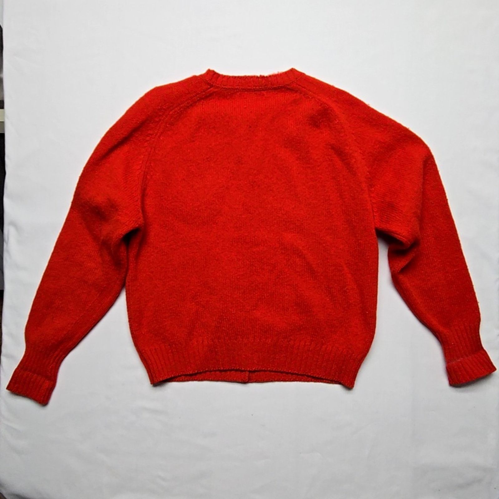 Talbots Vintage Talbots Red Wool Cardigan Button Front Womens M Size M / US 6-8 / IT 42-44 - 10 Thumbnail