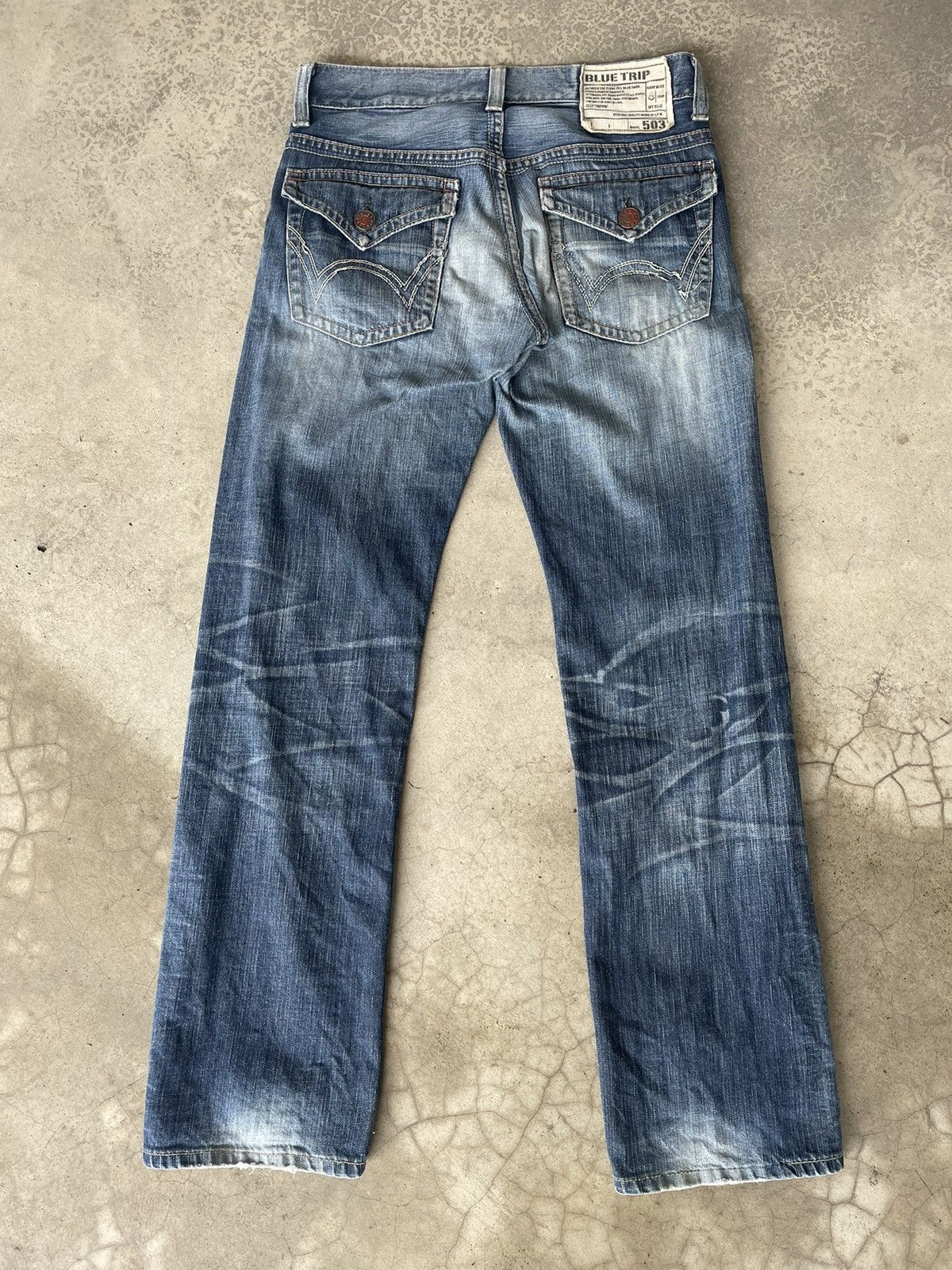 Edwin Edwin Blue Trip Faded Jeans Size US 30 / EU 46 - 4 Thumbnail