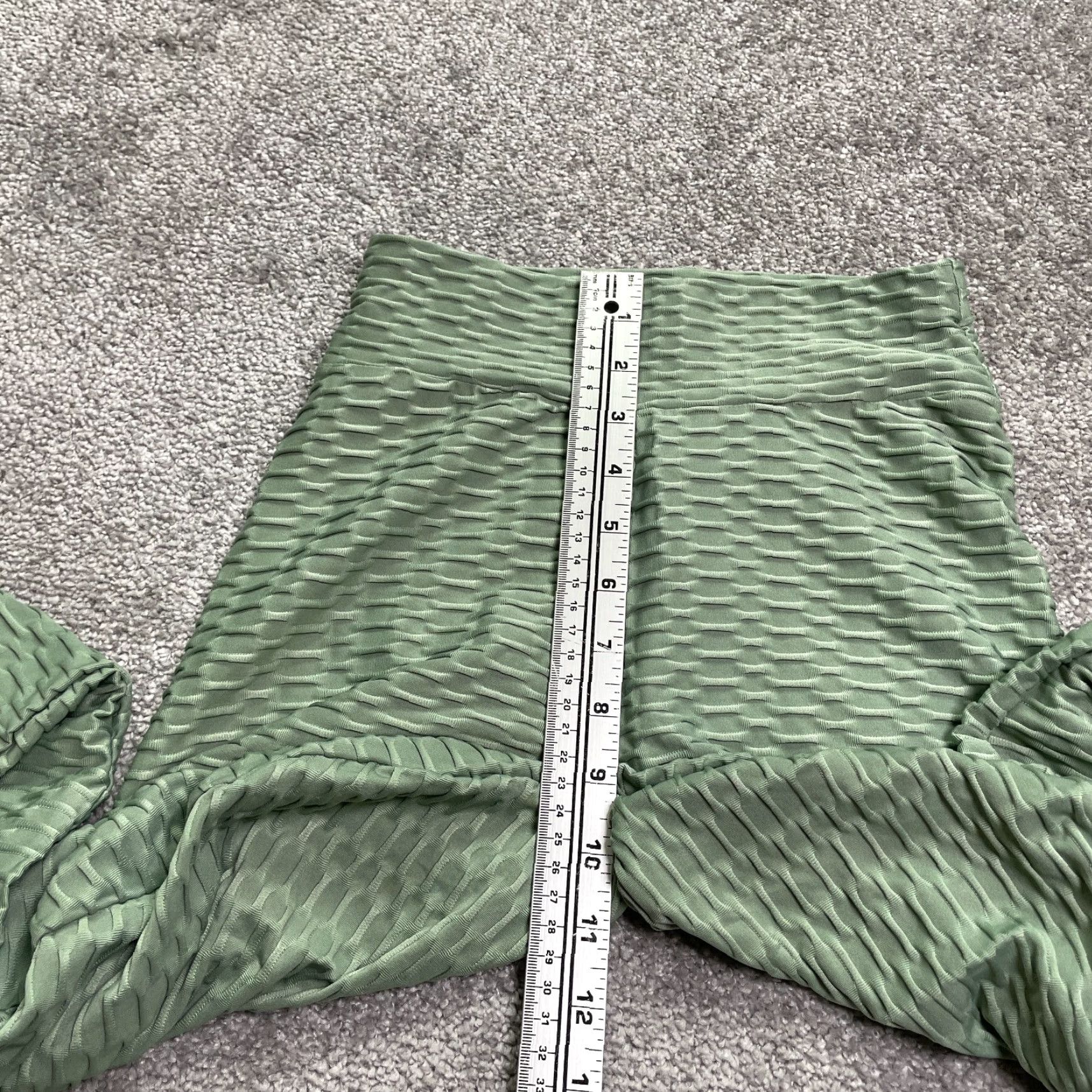 Vintage Nova Sports Leggings Womens Small Green Compression Active Yoga Athletic Skinny Leg Pants Size 28" / US 6 / IT 42 - 7 Thumbnail