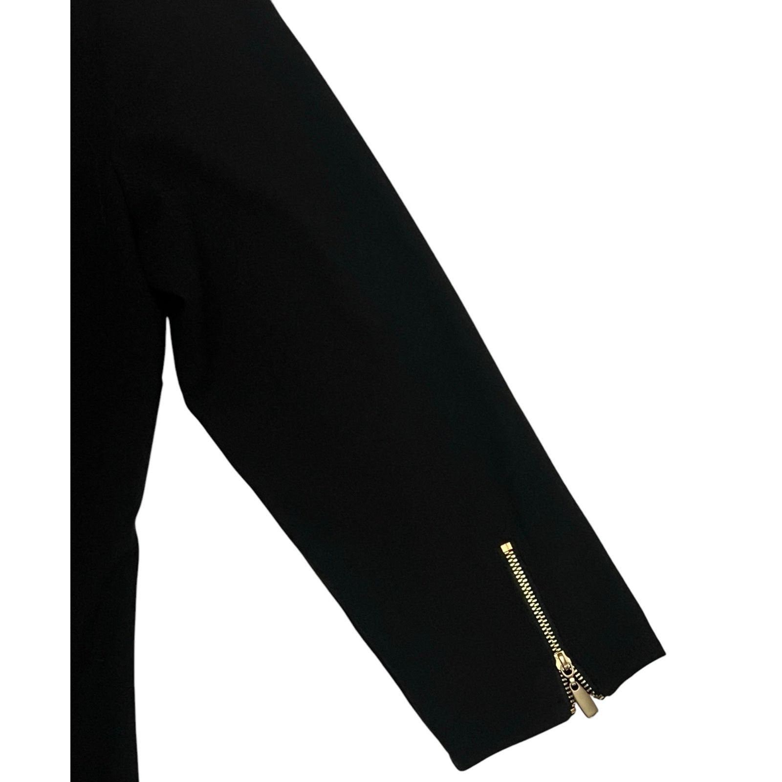 Laundry by Shelli Segal Laundry by Shelli Segal Black Midi Dress with Zipper Size 10 Size L / US 10 / IT 46 - 4 Thumbnail