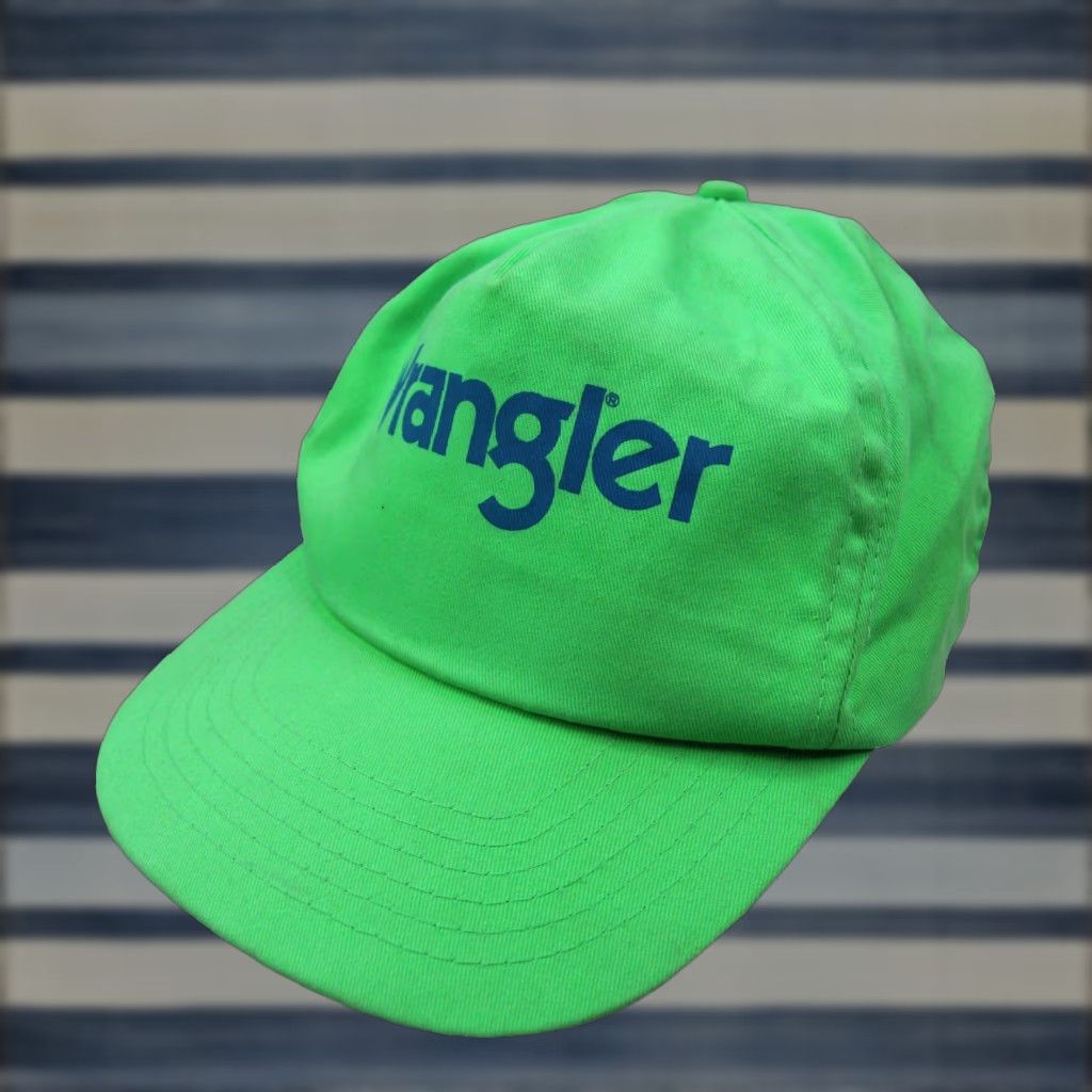 Wrangler VINTAGE Wrangler Spellout Snapback Hat Green Men OS Size ONE SIZE - 1 Thumbnail