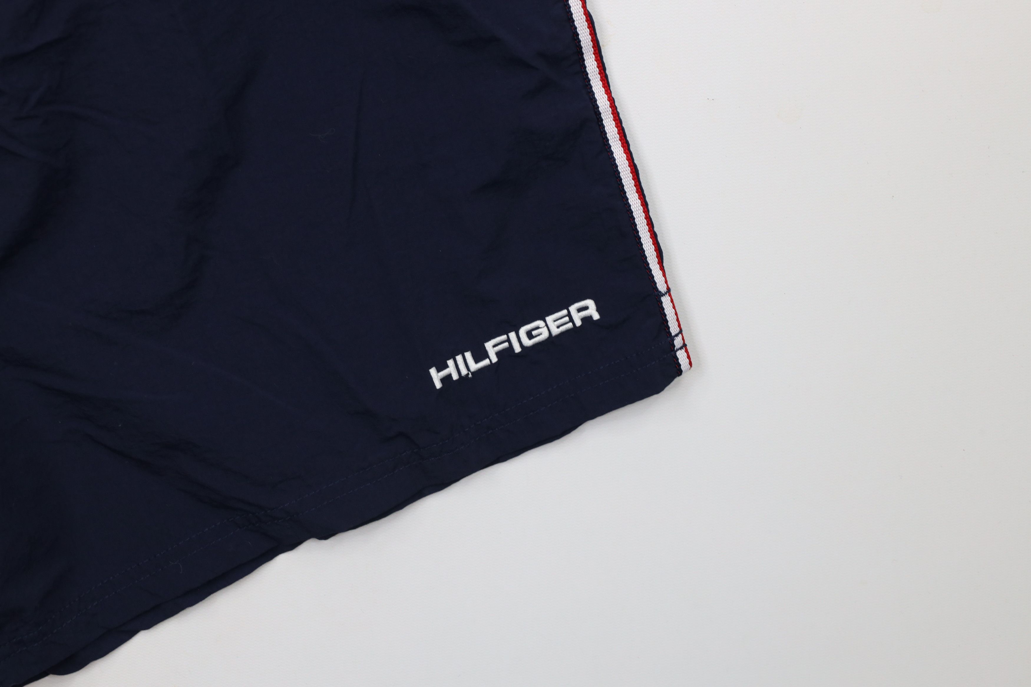 Tommy Hilfiger × Vintage Vintage 90s Tommy Hilfiger Lined Shorts Swim Trunks Blue Size US 36 / EU 52 - 5 Thumbnail