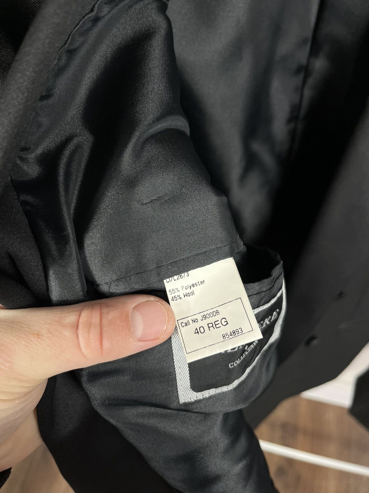 Other Black Tuxedo Suit Double Breasted Blazer Pants England 40R Size 40R - 6 Thumbnail