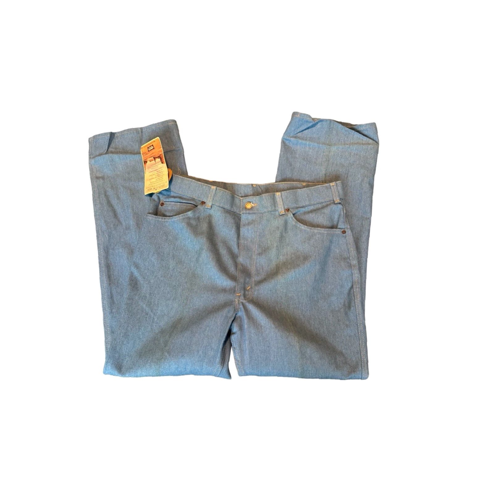 Levi's VINTAGE Levi’s Jeans 38x31 Blue Medium Wash Straight Made In USA Mens Jeans 5-Pocket Denim Cowboy USA Regular We Size US 38 / EU 54 - 7 Thumbnail