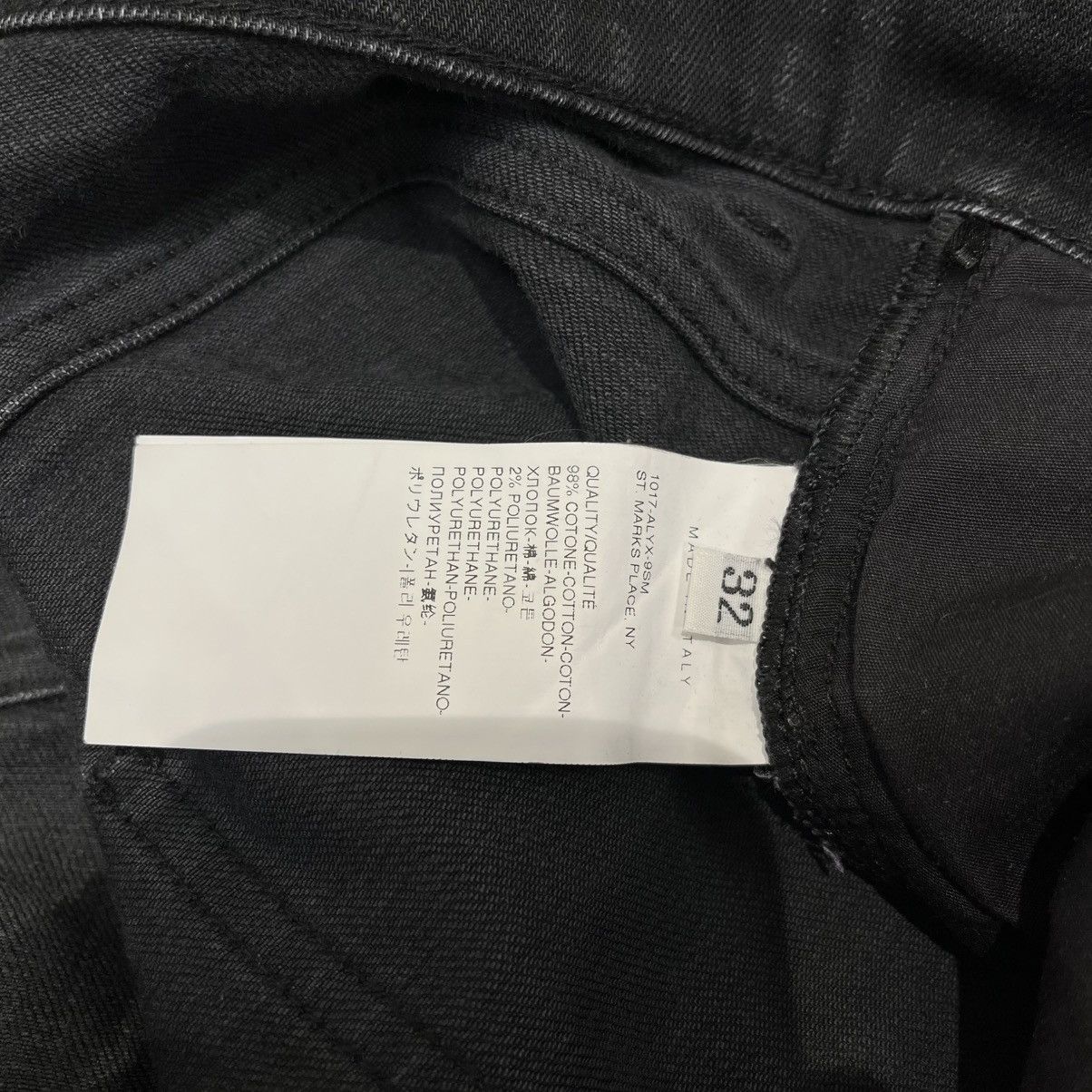 1017 ALYX 9SM 1017 ALYX 9SM Cargo Denim Jeans Black Size US 32 / EU 48 - 8 Thumbnail