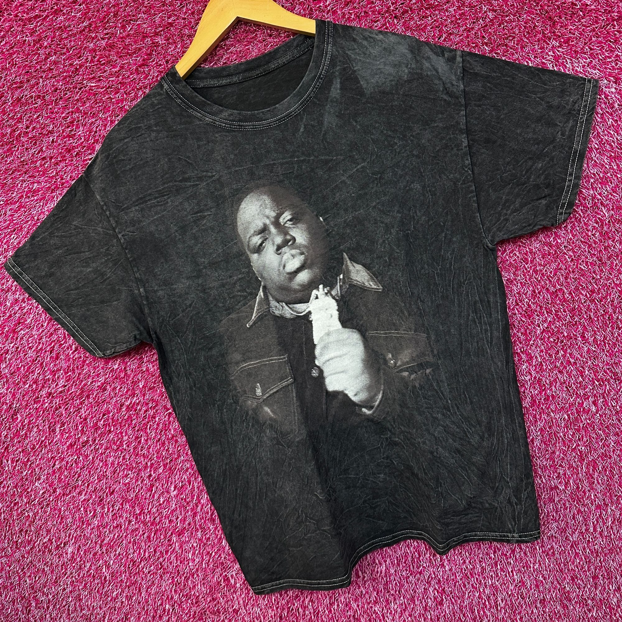 Band Tees Notorious BIG Mineral Wash Rap Tshirt size black tee Large Size US L / EU 52-54 / 3 - 3 Thumbnail