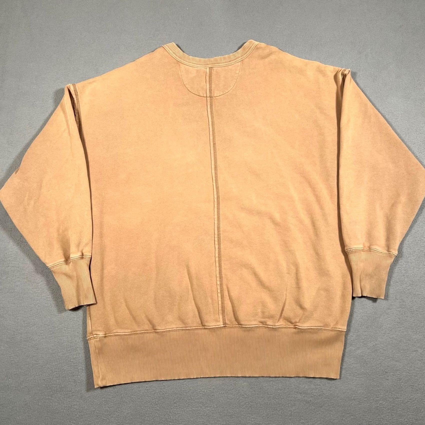 Vintage Vintage American Eagle Sweatshirt Mens Small Oversized Y2K Pullover Tan Brown Size US S / EU 44-46 / 1 - 2 Thumbnail