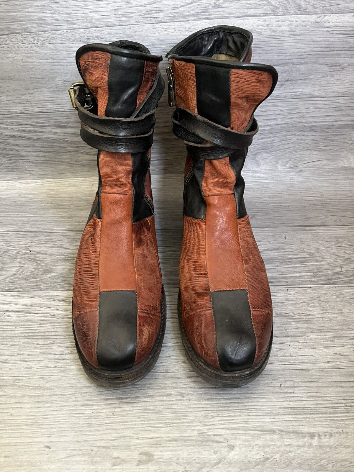 A.S.98 A.S.98 patch biker boho boots sz 41 Size US 11 / IT 41 - 2 Thumbnail