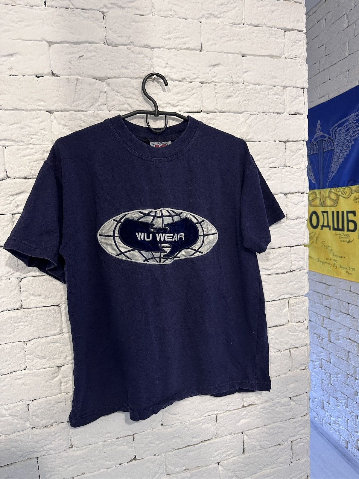 Wu-Tang Clan Vintage 90s’ Wu-Tang Clan Wu Wear T-Shirt Size S Navy Blue Size US S / EU 44-46 / 1 - 3 Thumbnail