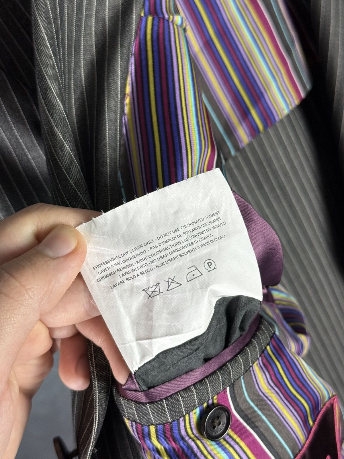 Etro Etro Milano Suit Stripes Wool Lana Size 48 Size 48R - 16 Thumbnail