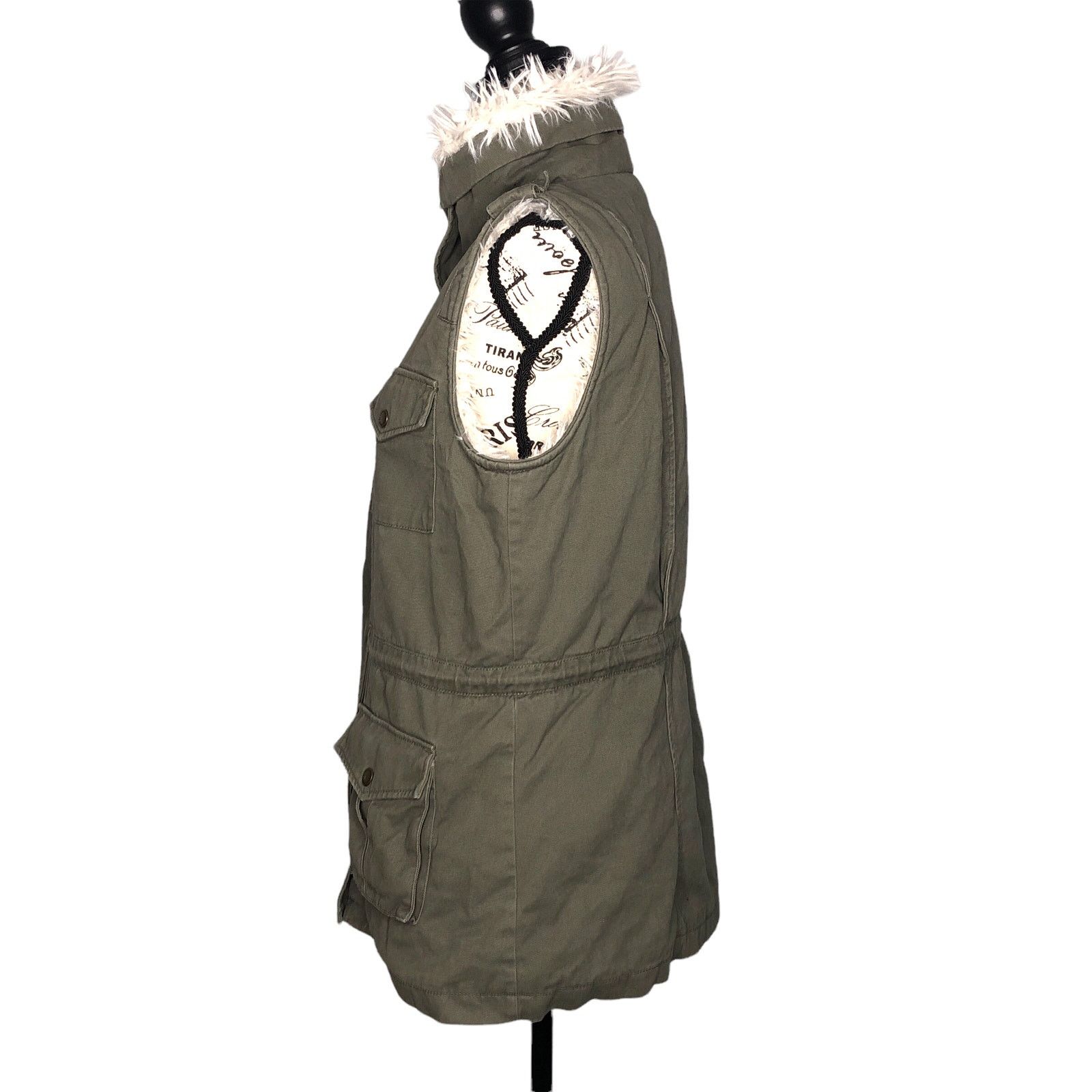 Other Tinsel Odensay Cargo Vest - Stitch Fix Sherpa Lined 4 Pocket Size S / US 4 / IT 40 - 4 Thumbnail