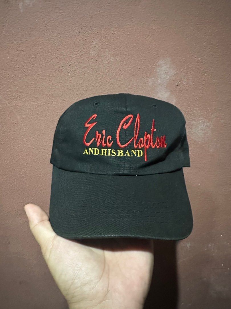 Vintage Eric Clapton Cap Japan 1993 Tour Size ONE SIZE - 1 Thumbnail