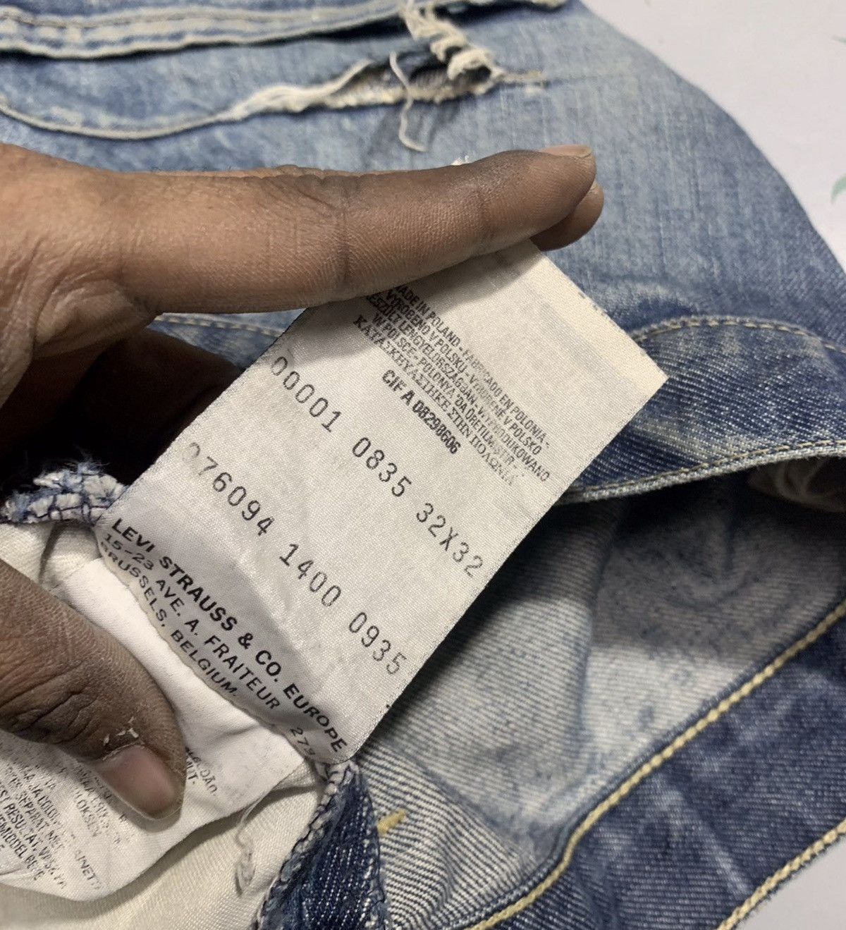 Levi's Vintage Levi’s engineer jeans denim Size US 32 / EU 48 - 8 Thumbnail