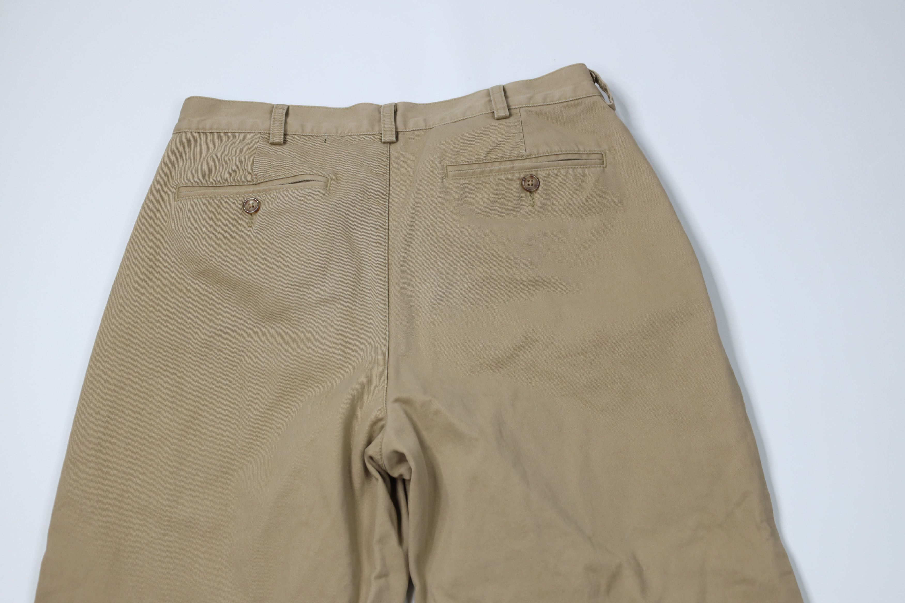 L.L. Bean × Vintage Vintage LL Bean Flannel Lined Natural Fit Chino Pants Beige Size US 32 / EU 48 - 11 Thumbnail