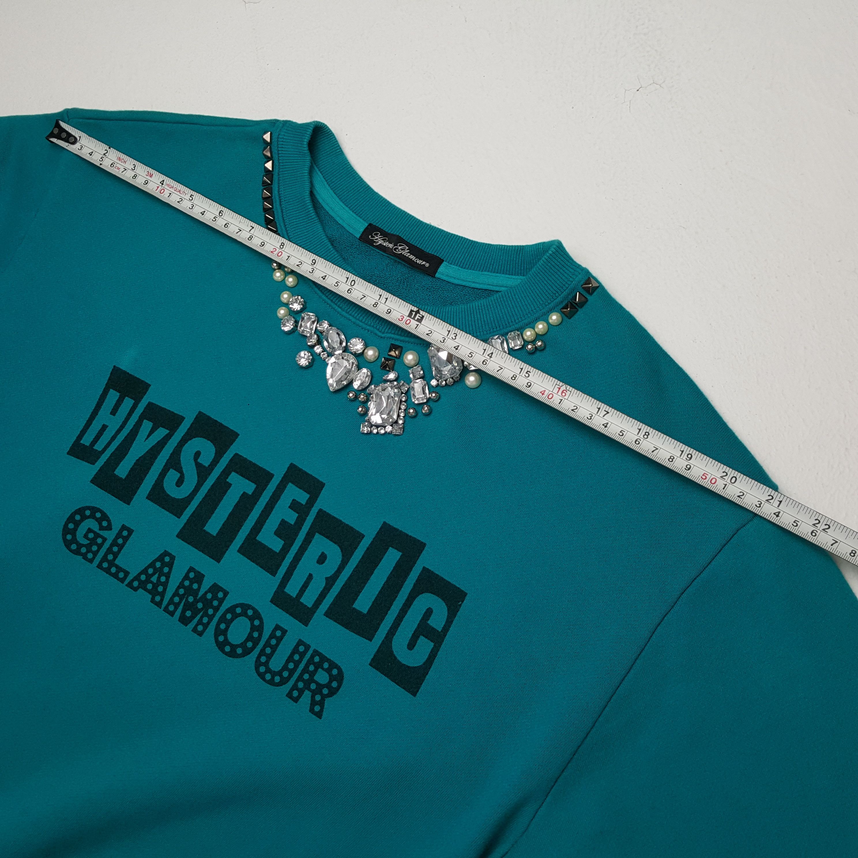 Hysteric Glamour HYSTERIC GLAMOUR Rare Fashion Style Design Sweatshirt Size US M / EU 48-50 / 2 - 4 Thumbnail