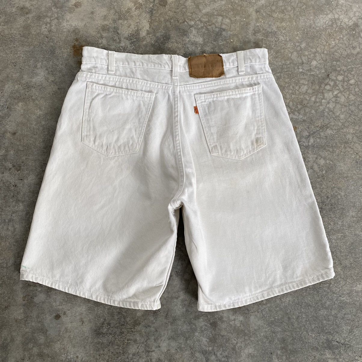 Levi's VTG 90’s Levis 550 Orange Tab Baggy Denim Shorts Jorts Size US 33 - 1 Thumbnail