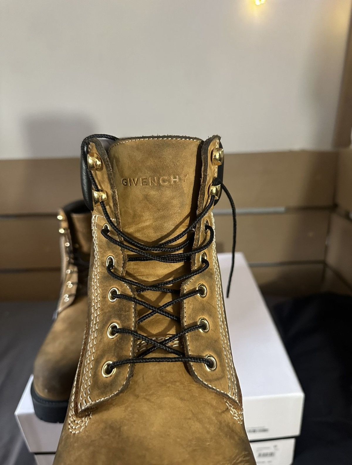 Givenchy Givenchy Calf skin leather Work boot Size US 11 / EU 44 - 8 Thumbnail