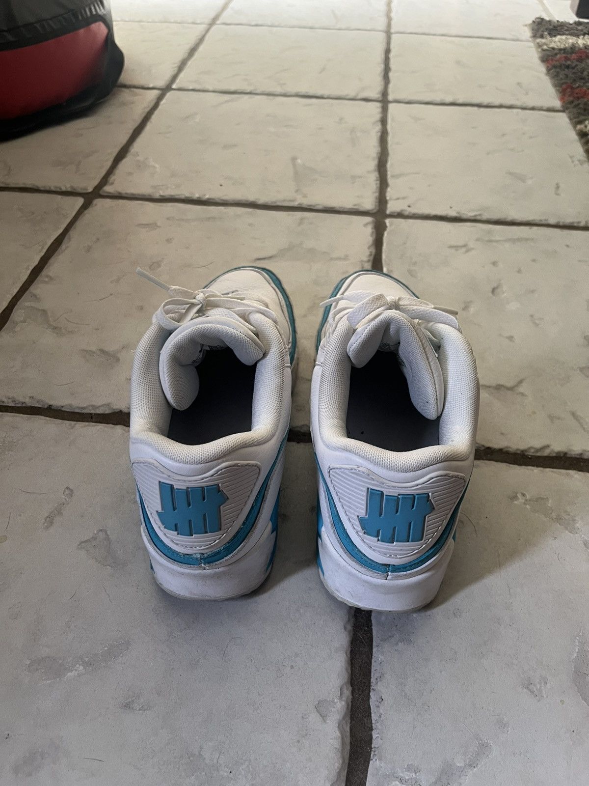 Nike 2019 Undefeated x Air Max 90 ‘White Blue Fury’ Size US 10 / EU 43 - 4 Thumbnail