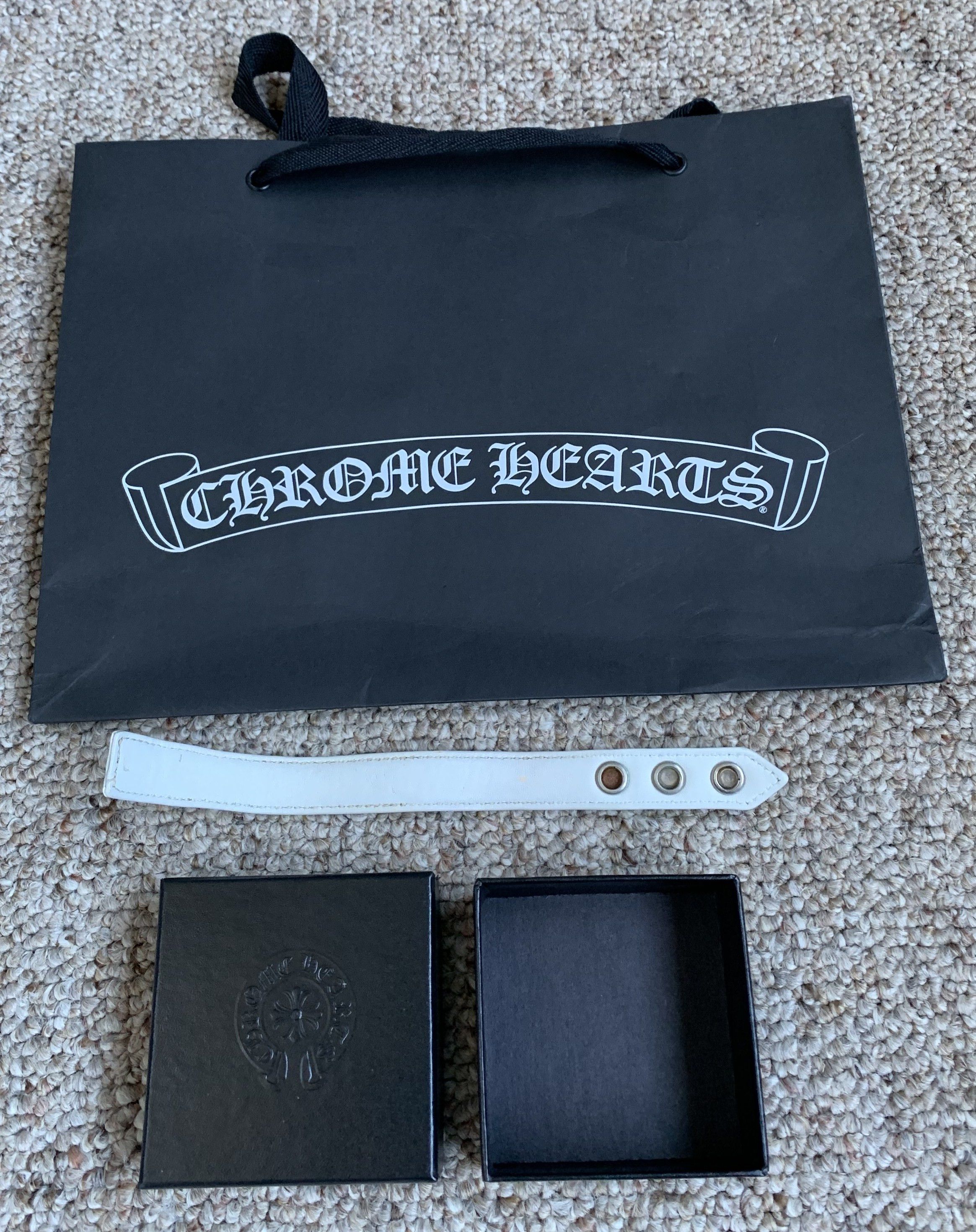 Chrome Hearts Chrome Hearts Adjustable Leather Silver Snap Bracelet + Box Size ONE SIZE - 10 Thumbnail