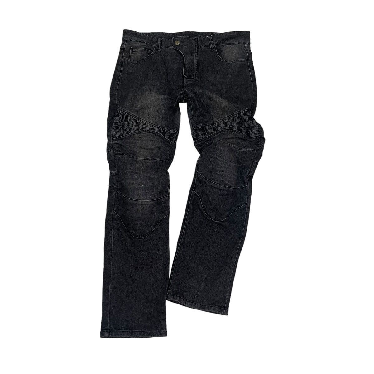 Le Grande Bleu (L.G.B.) 🔥Vintage VOLERO Padded Biker Trousers Pants Size US 36 / EU 52 - 4 Thumbnail