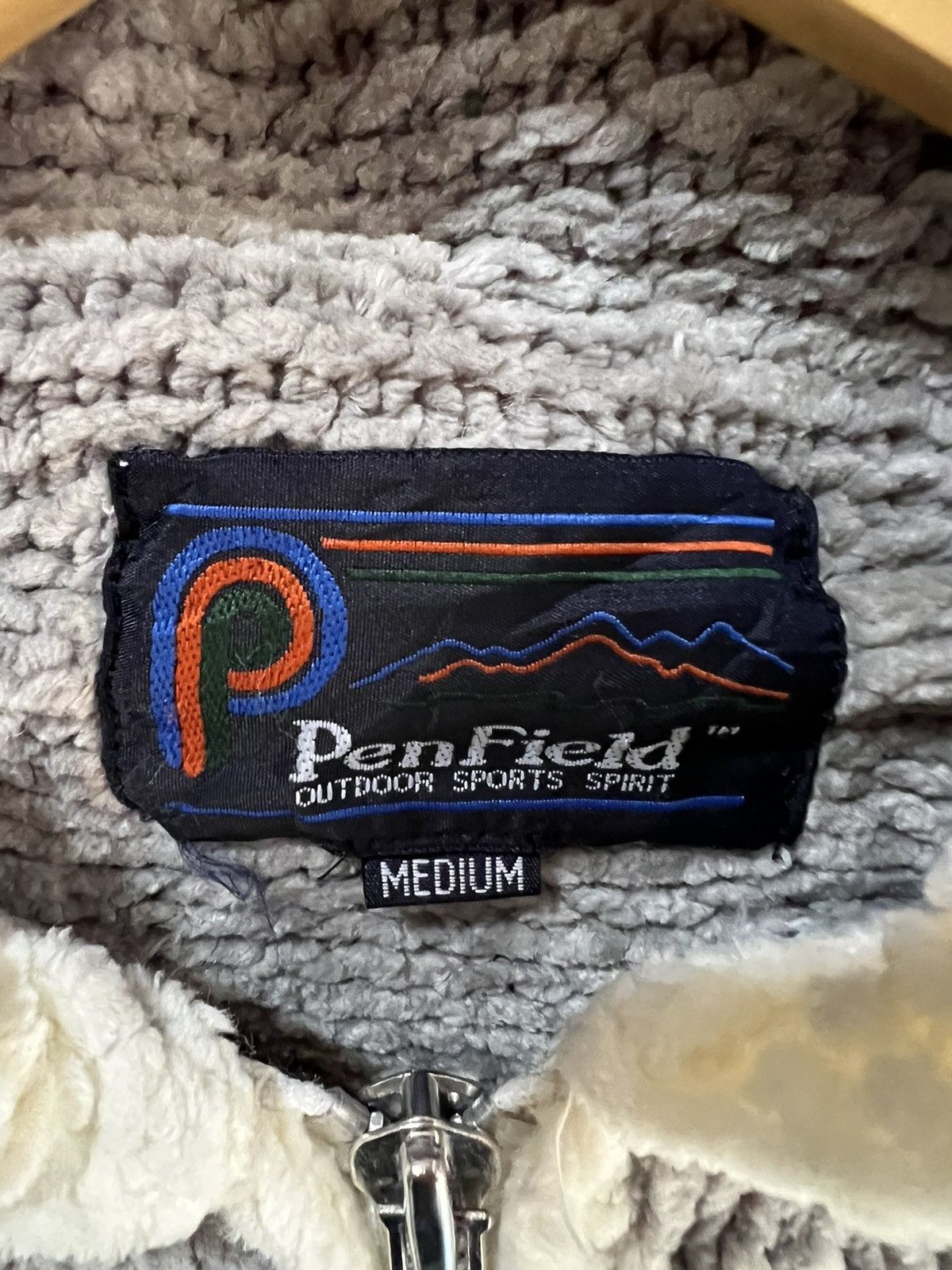 Penfield 🔥Distressed Penfield Deer Cable Knit Zipper Jacket Size US M / EU 48-50 / 2 - 14 Thumbnail