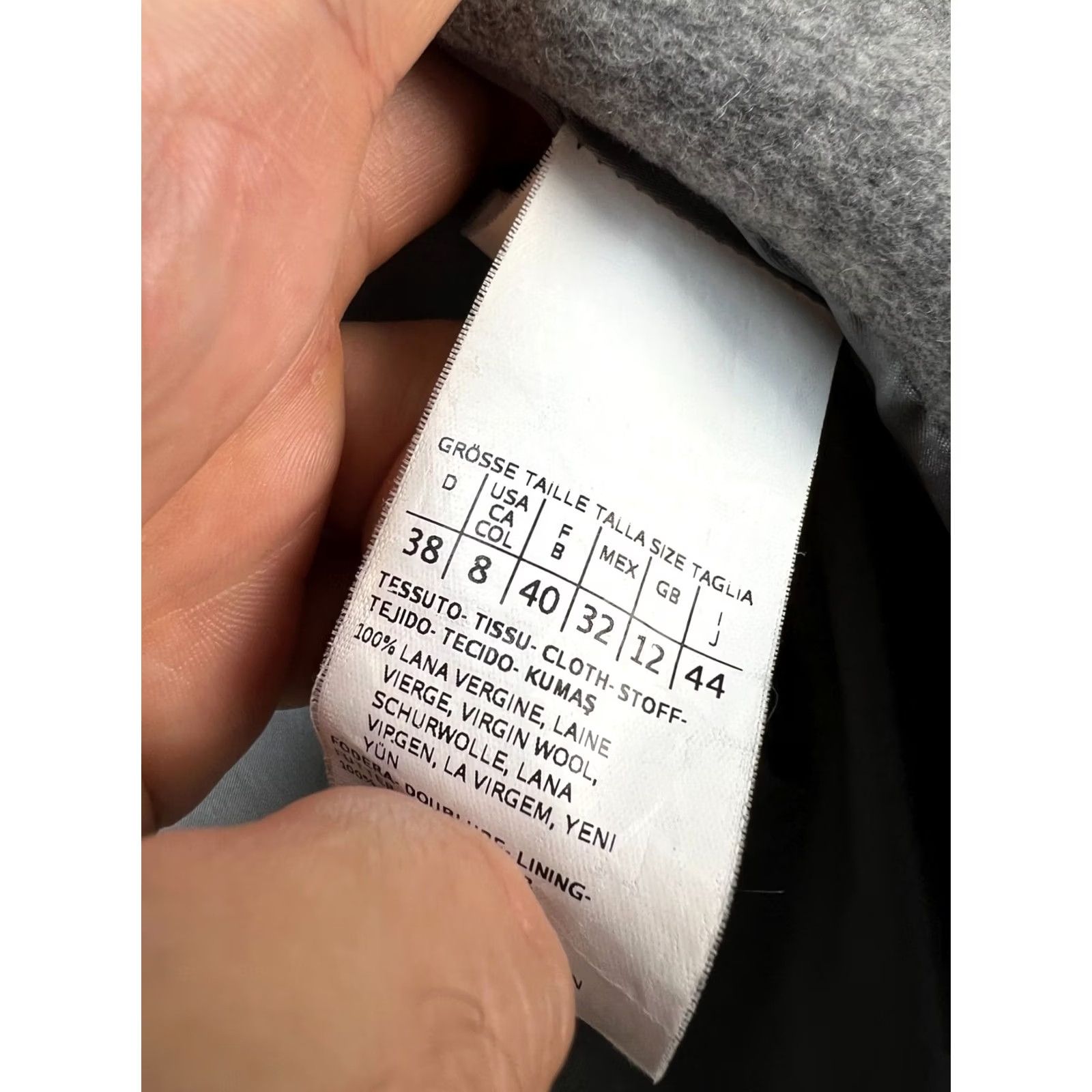 Marella Marella Wool Coat Jacket Ladies UK 12 US 8 Gray Vintage Coat Marella Women Wool Fall Winter Casual Business Size M / US 6-8 / IT 42-44 - 6 Thumbnail