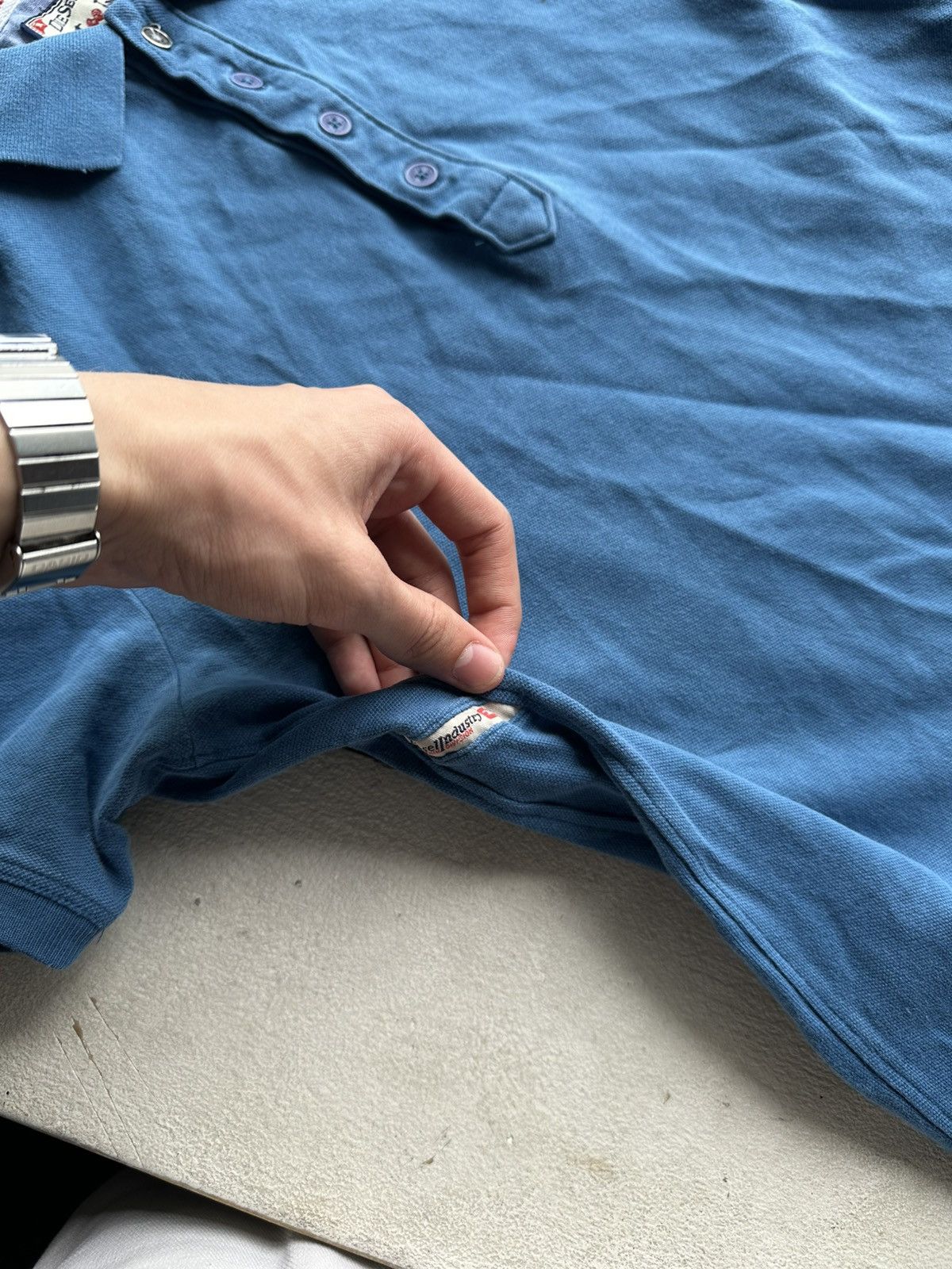 Diesel 🚨VNTG Diesel Avant-garde POLO Shirt 90s very rare Streetwear Size US M / EU 48-50 / 2 - 3 Thumbnail