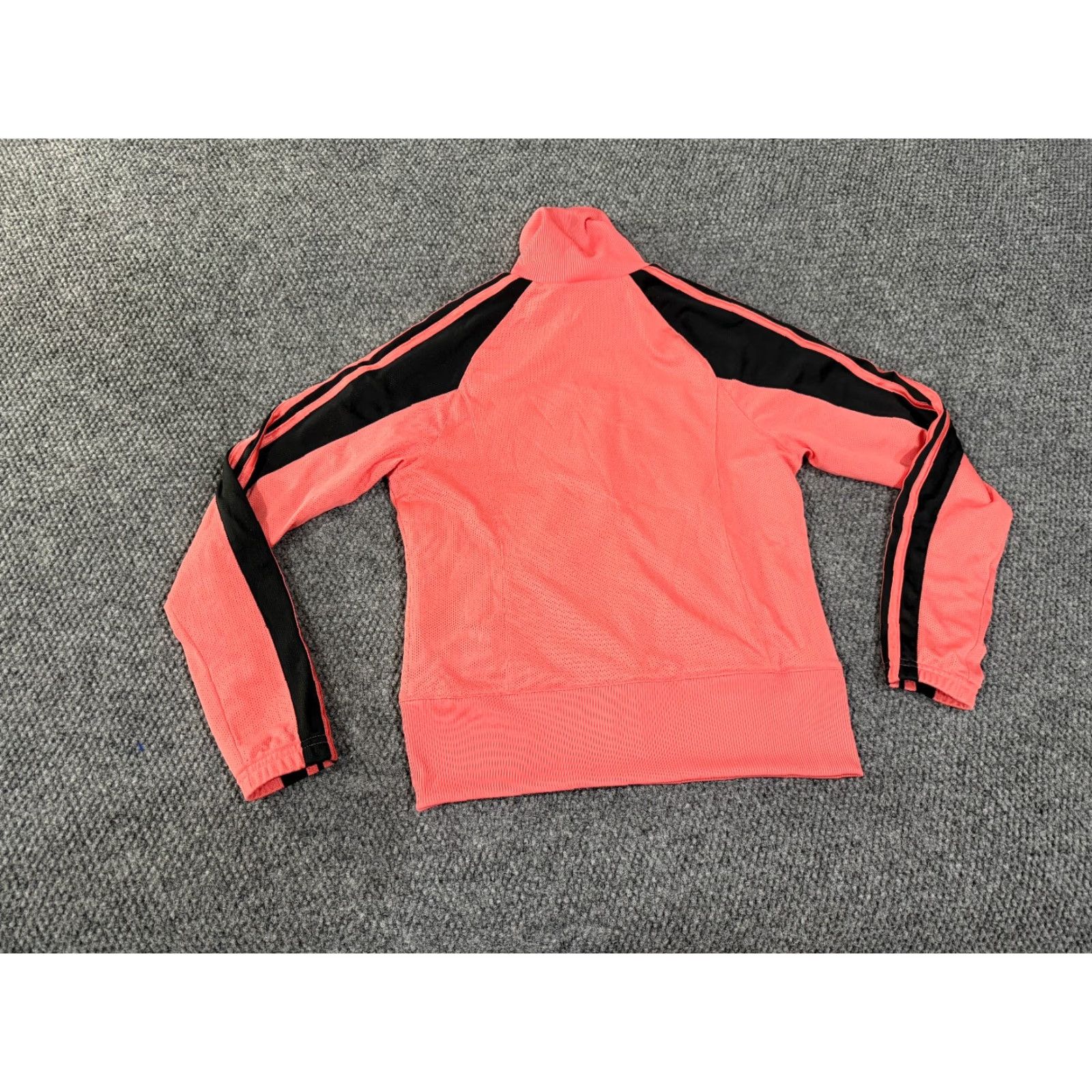 Adidas **Adidas Women's Pink Small Track Jacket Full Zip Striped Athletic** User: **Adidas Women's Small Pink Track Jacket Full Zip Striped Athletic** Size S / US 4 / IT 40 - 7 Thumbnail