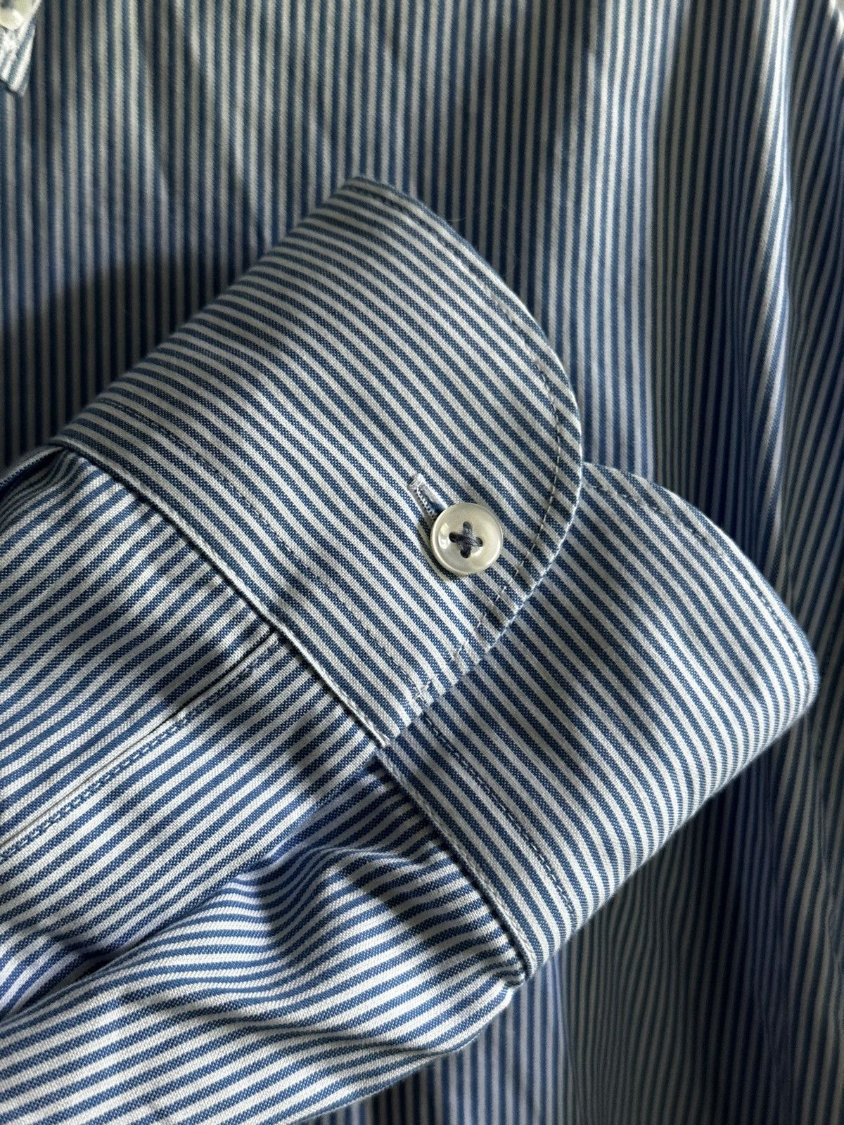 Charles Tyrwhitt Charles Tyrwhitt grey Twill semi spread collar button down shirt Size US XL / EU 56 / 4 - 3 Thumbnail