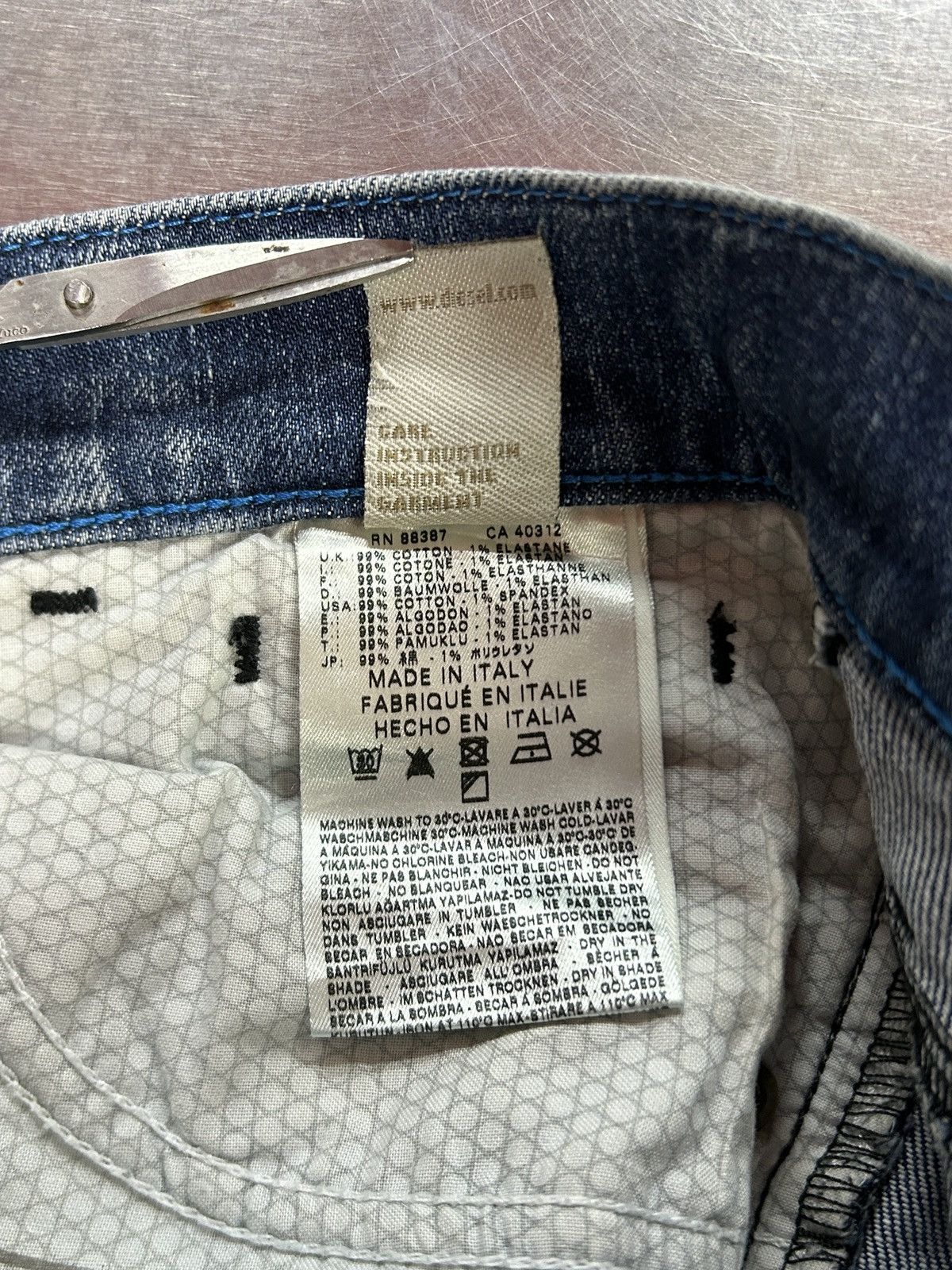 Adidas × Diesel Diesel X Adidas Super Faded Rusty Jeans Size US 29 - 17 Thumbnail